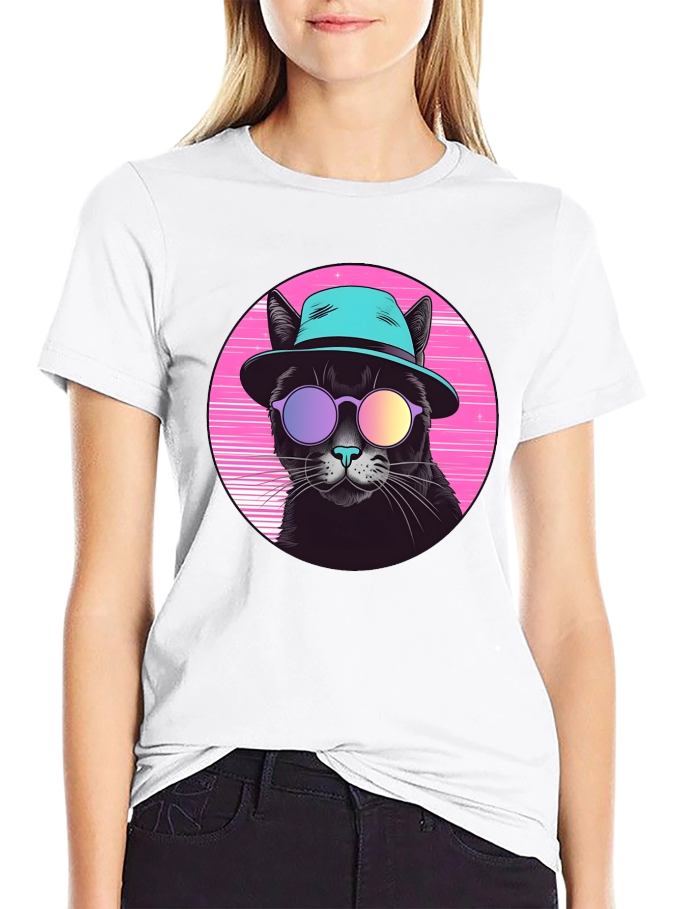Cool Cat Retro T-Shirt