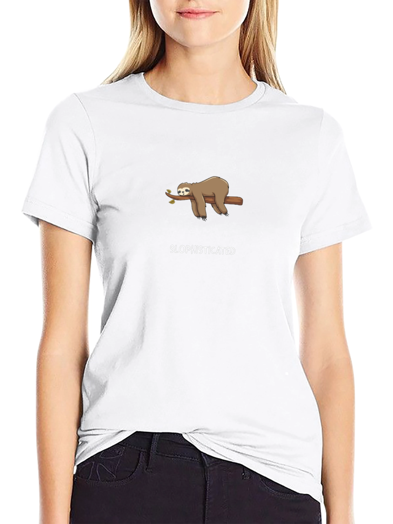 Slophisticated Sloth T-Shirt - Relaxed Style
