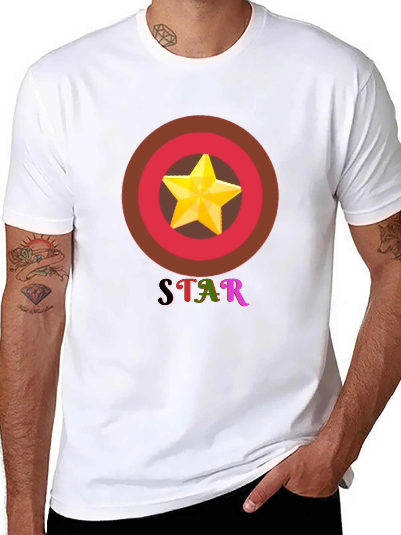 Star Graphic Tee - Unique Design