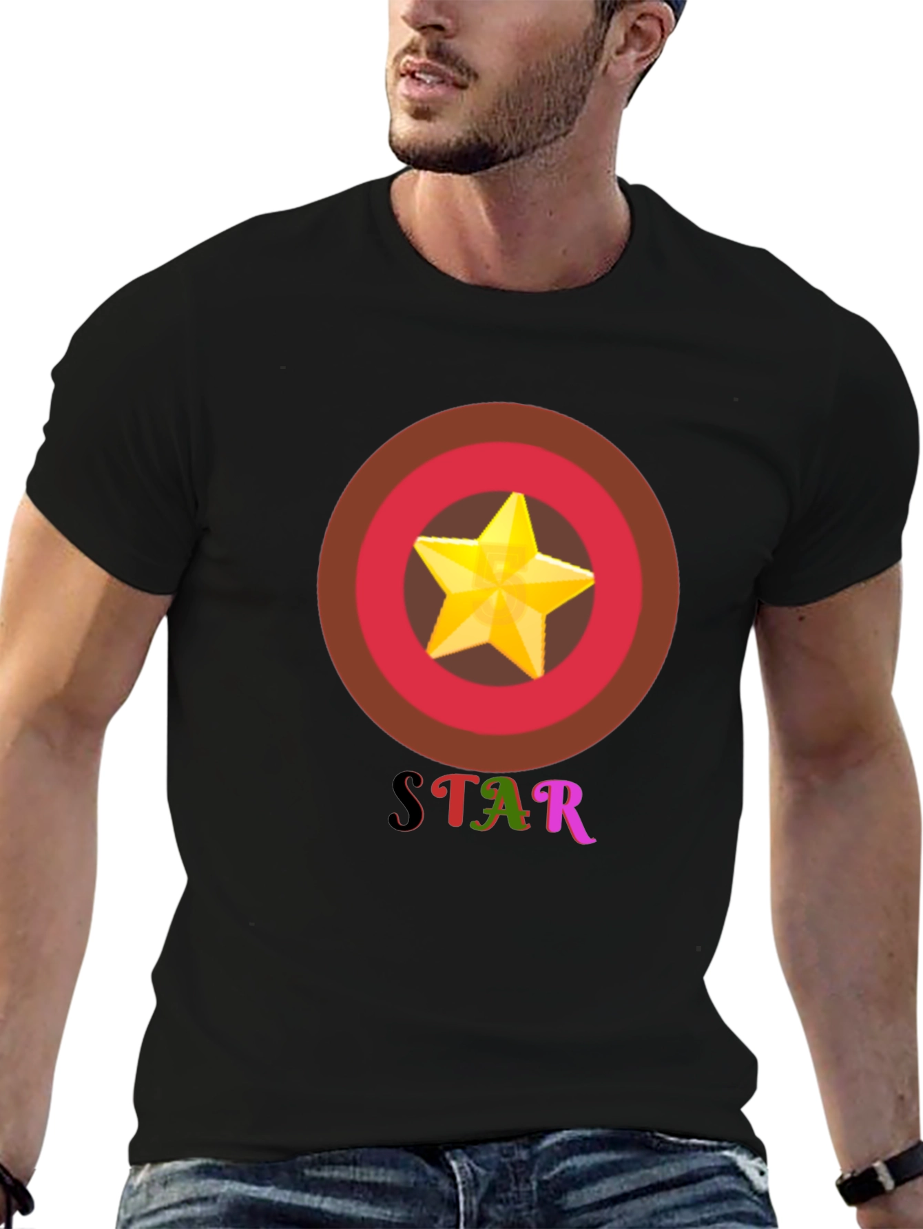 Star Graphic Tee - Unique Design