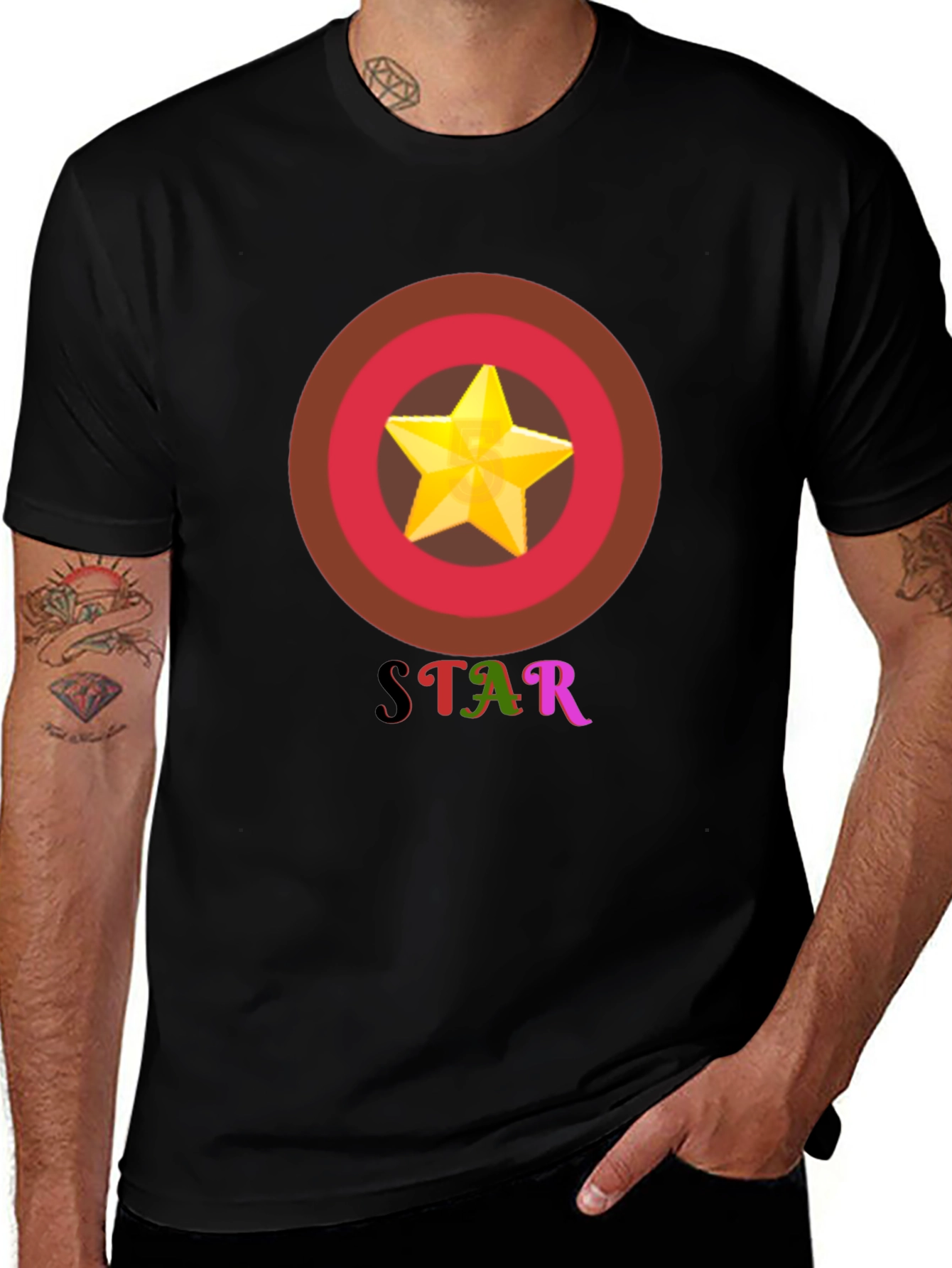 Star Graphic Tee - Unique Design