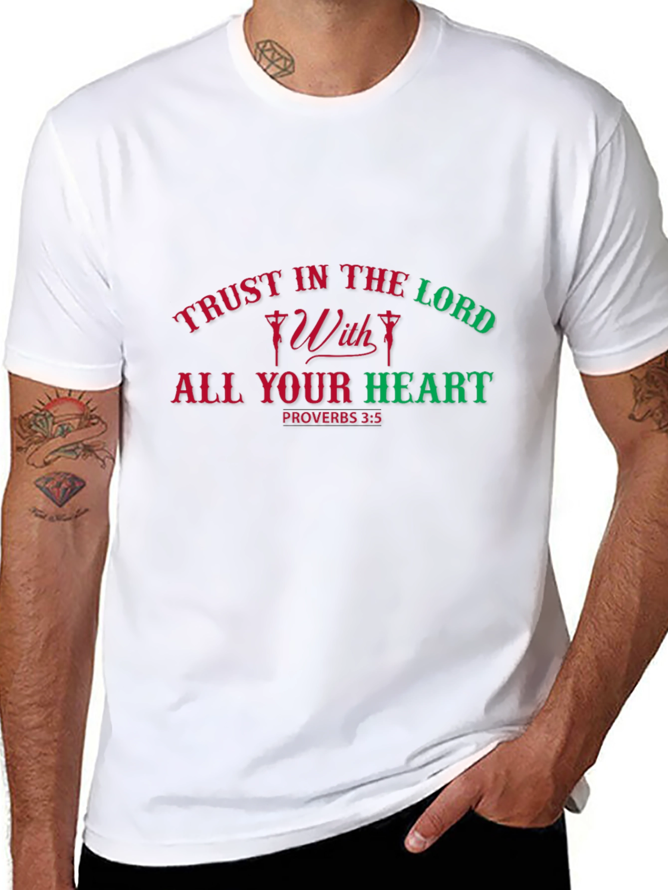Trust in the Lord T-Shirt Proverbs 3:5