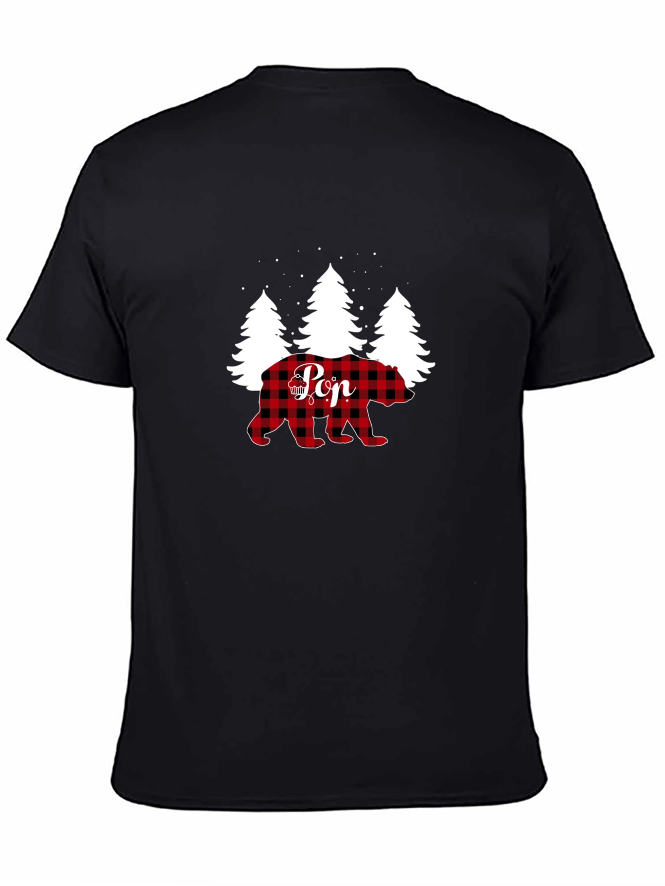 Plaid Bear Pop T-Shirt