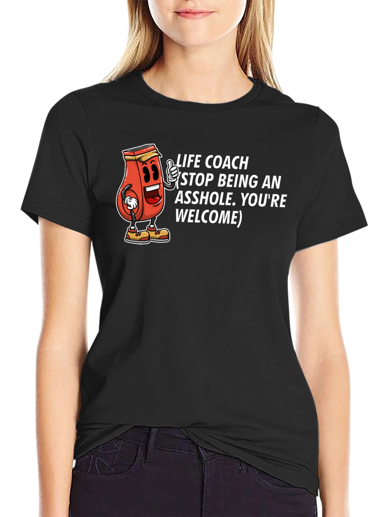Life Coach Funny Graphic Tee