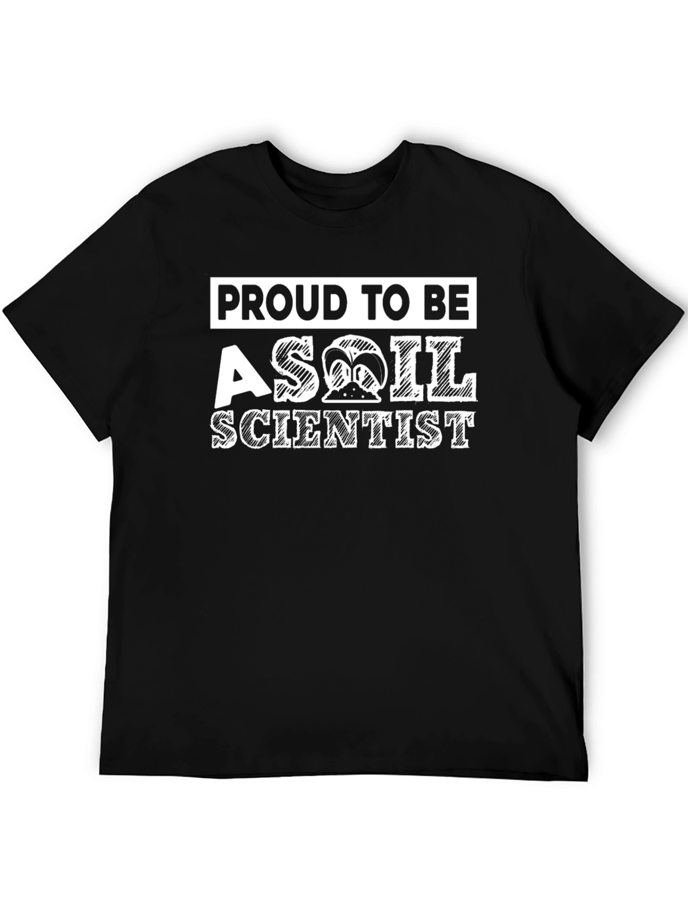 Proud Soil Scientist Black T-Shirt