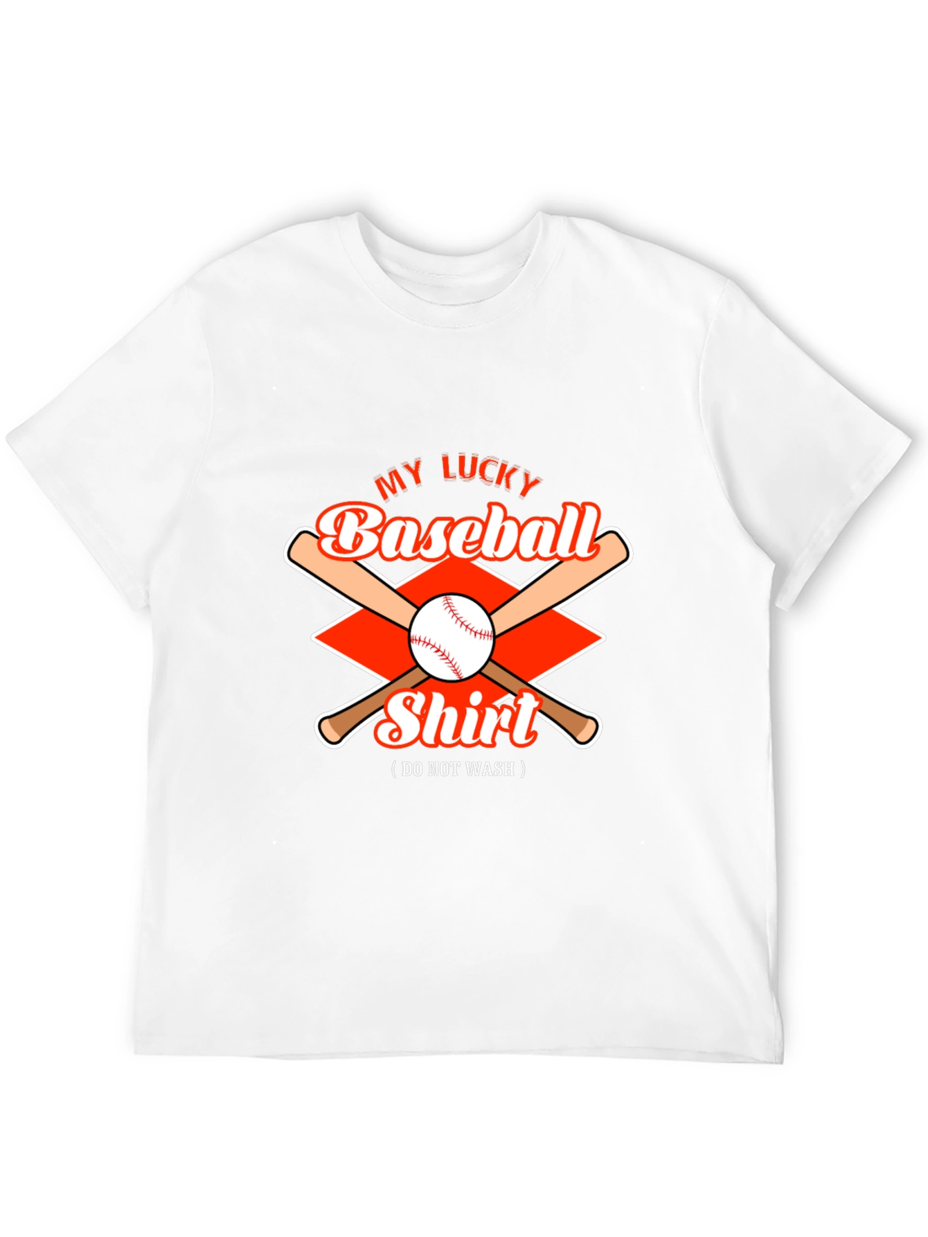 Lucky Baseball Shirt - Mens Black Graphic Tee