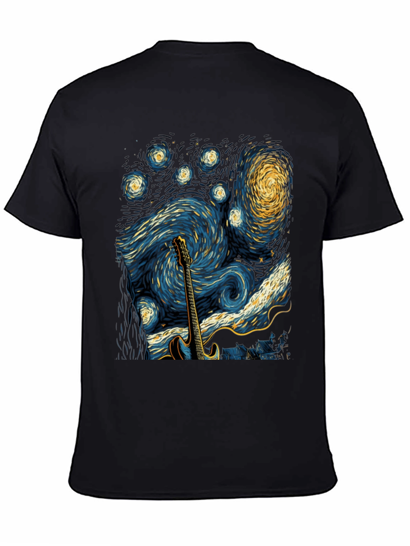 Starry Night Guitar T-Shirt