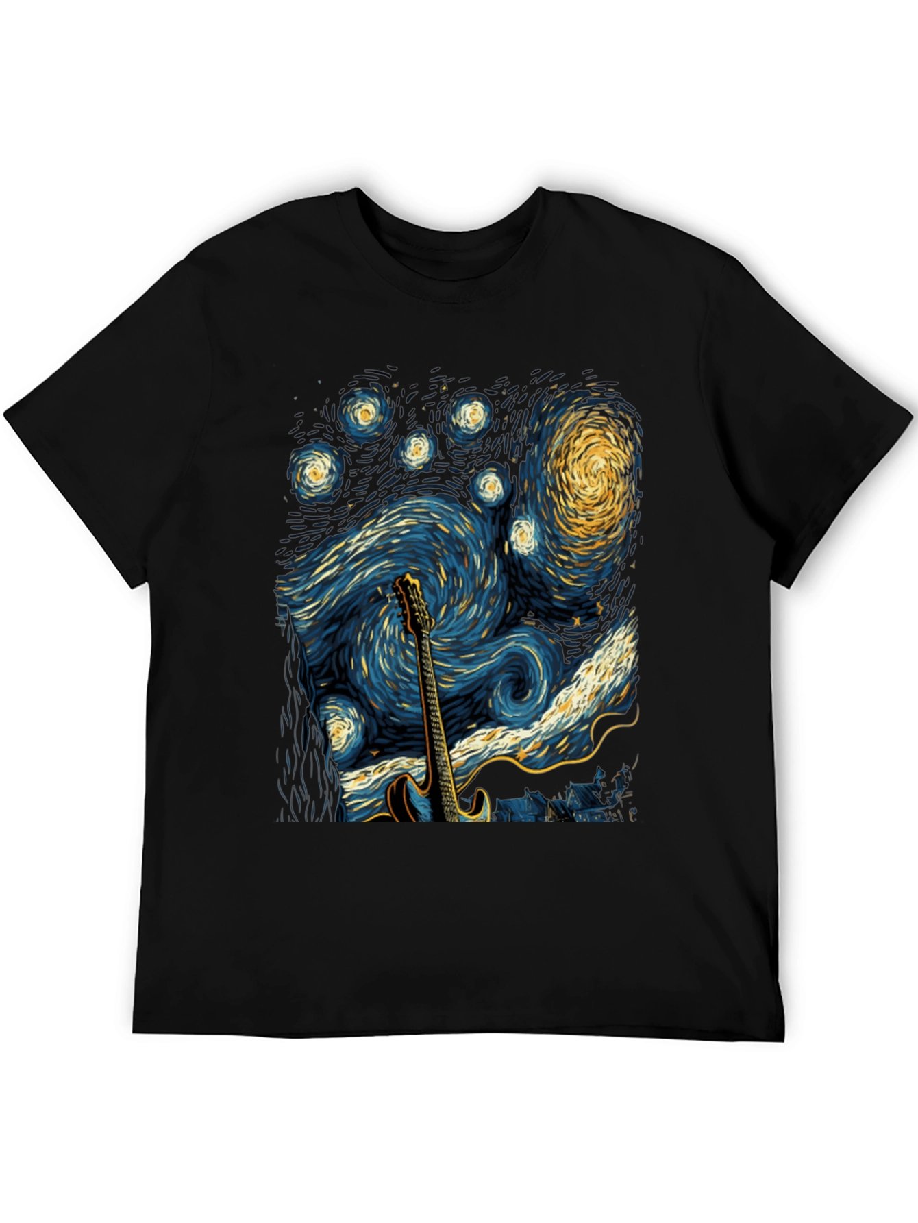 Starry Night Guitar T-Shirt