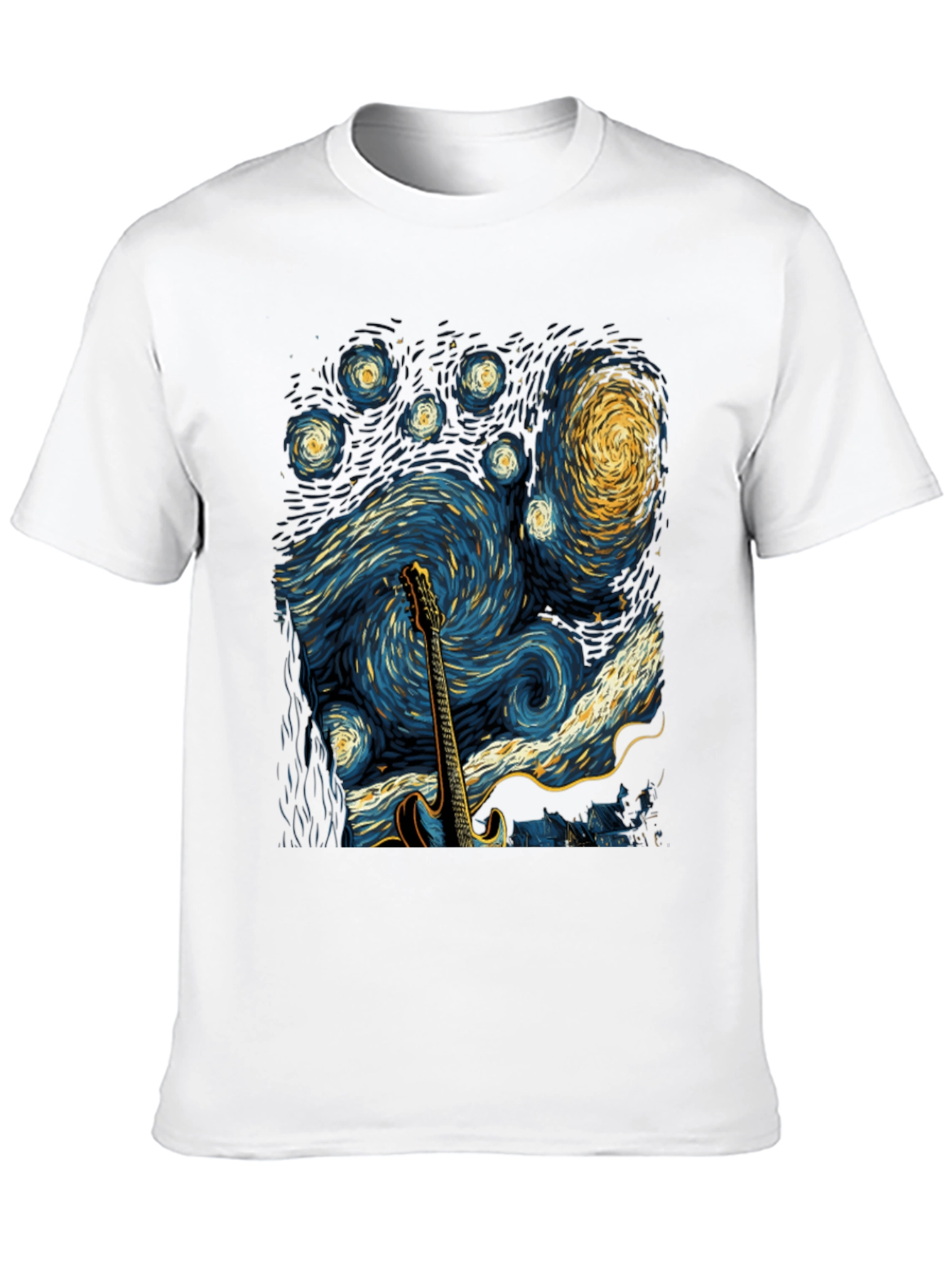 Starry Night Guitar T-Shirt