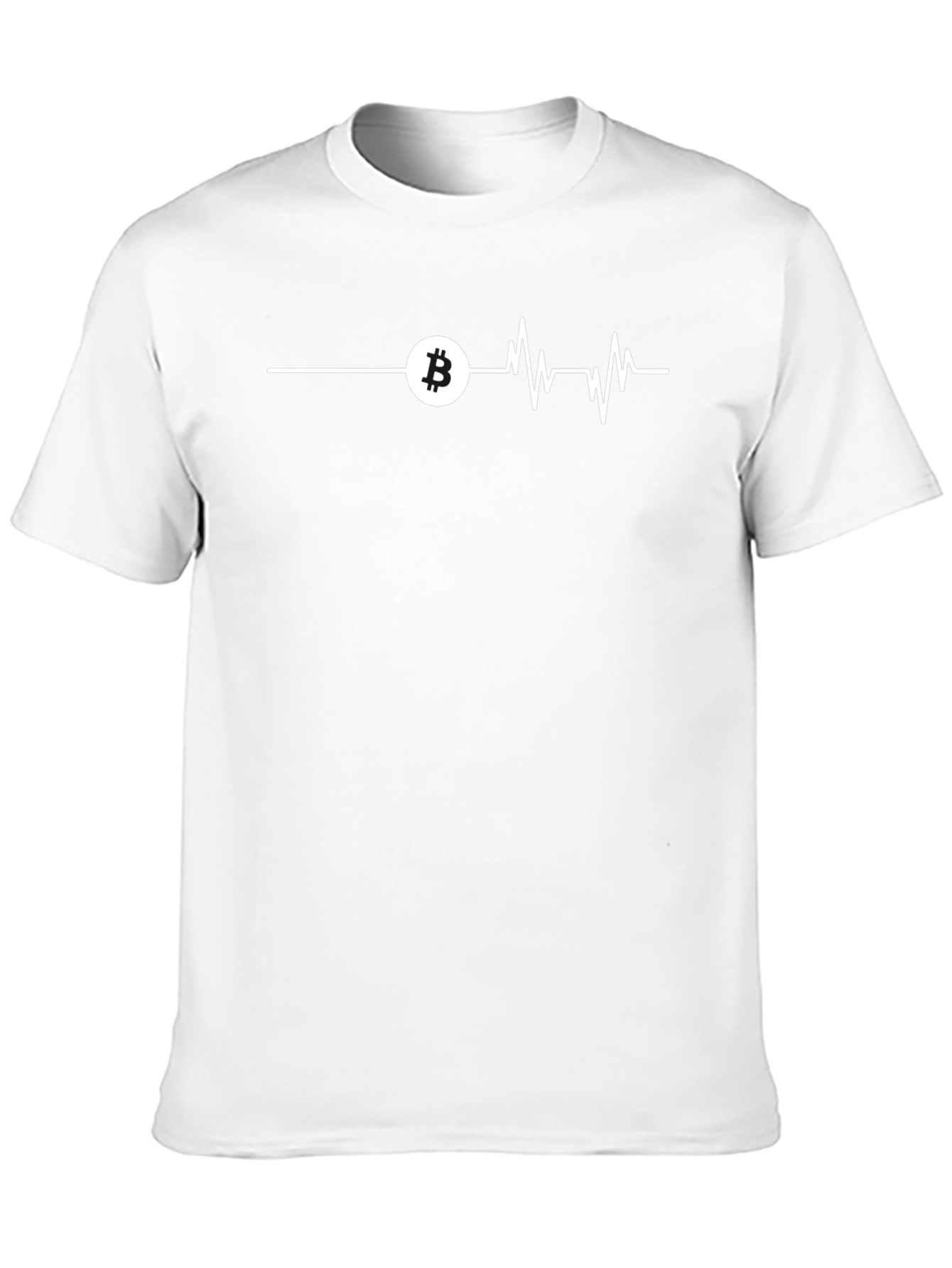 Bitcoin Heartbeat T-Shirt - Crypto Lover Tee