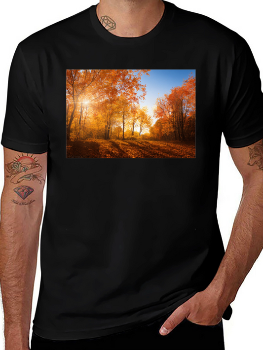 Autumn Forest Graphic T-Shirt - Nature Inspired Tee