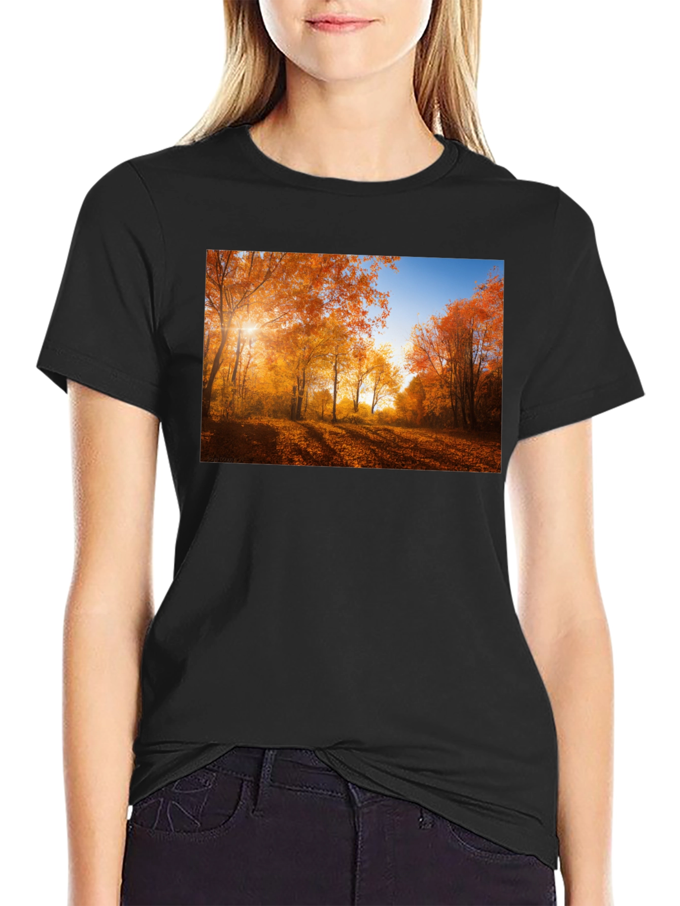 Autumn Forest Graphic T-Shirt - Nature Inspired Tee