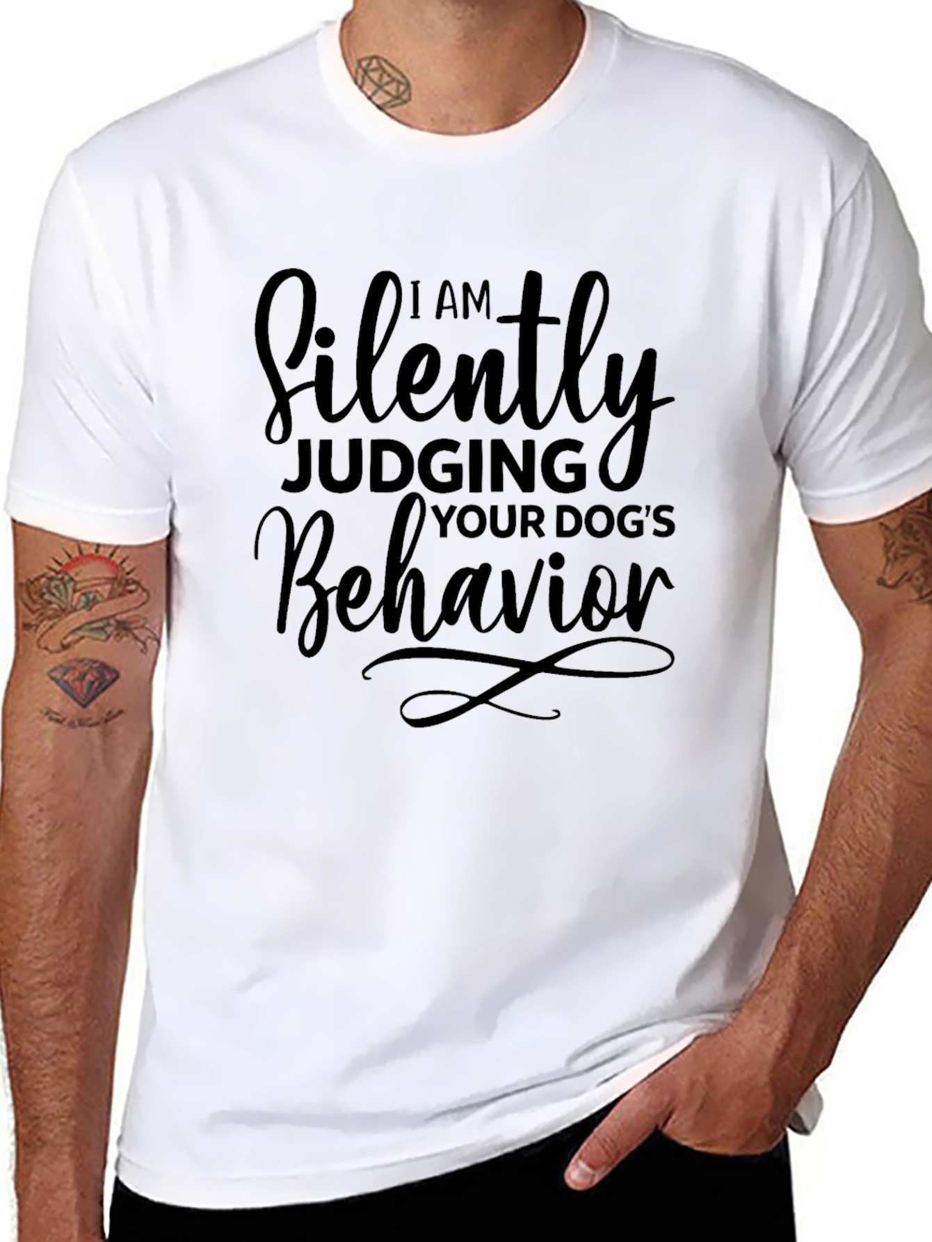 Silently Judging Your Dogs Behavior T-Shirt