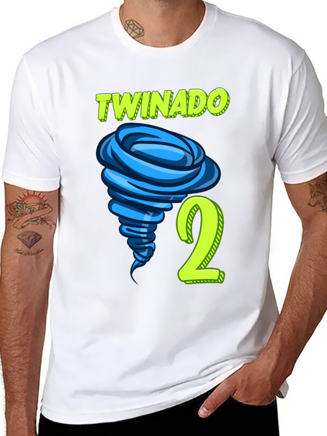 Twinado Birthday Shirt - Twins Second Birthday Tee