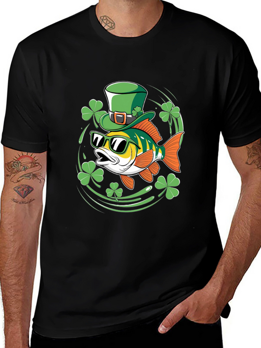 St. Patricks Day Fish Graphic Tee