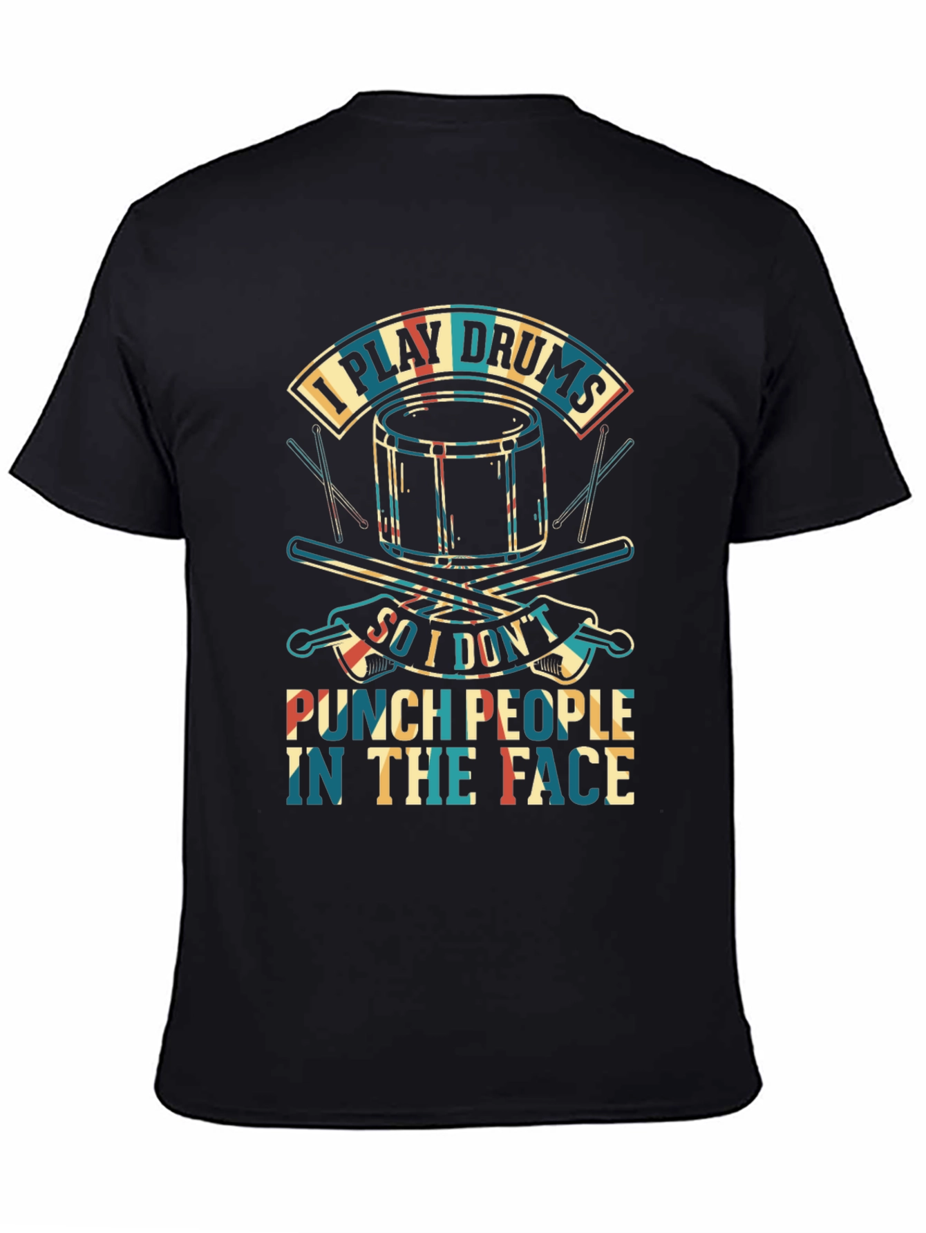 I Play Drums Graphic T-Shirt