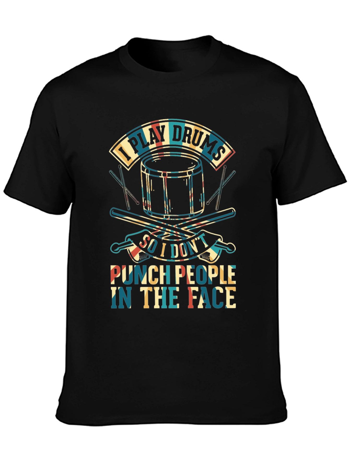 I Play Drums Graphic T-Shirt