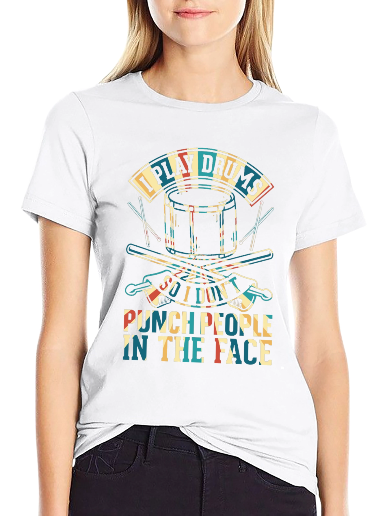 I Play Drums Graphic T-Shirt