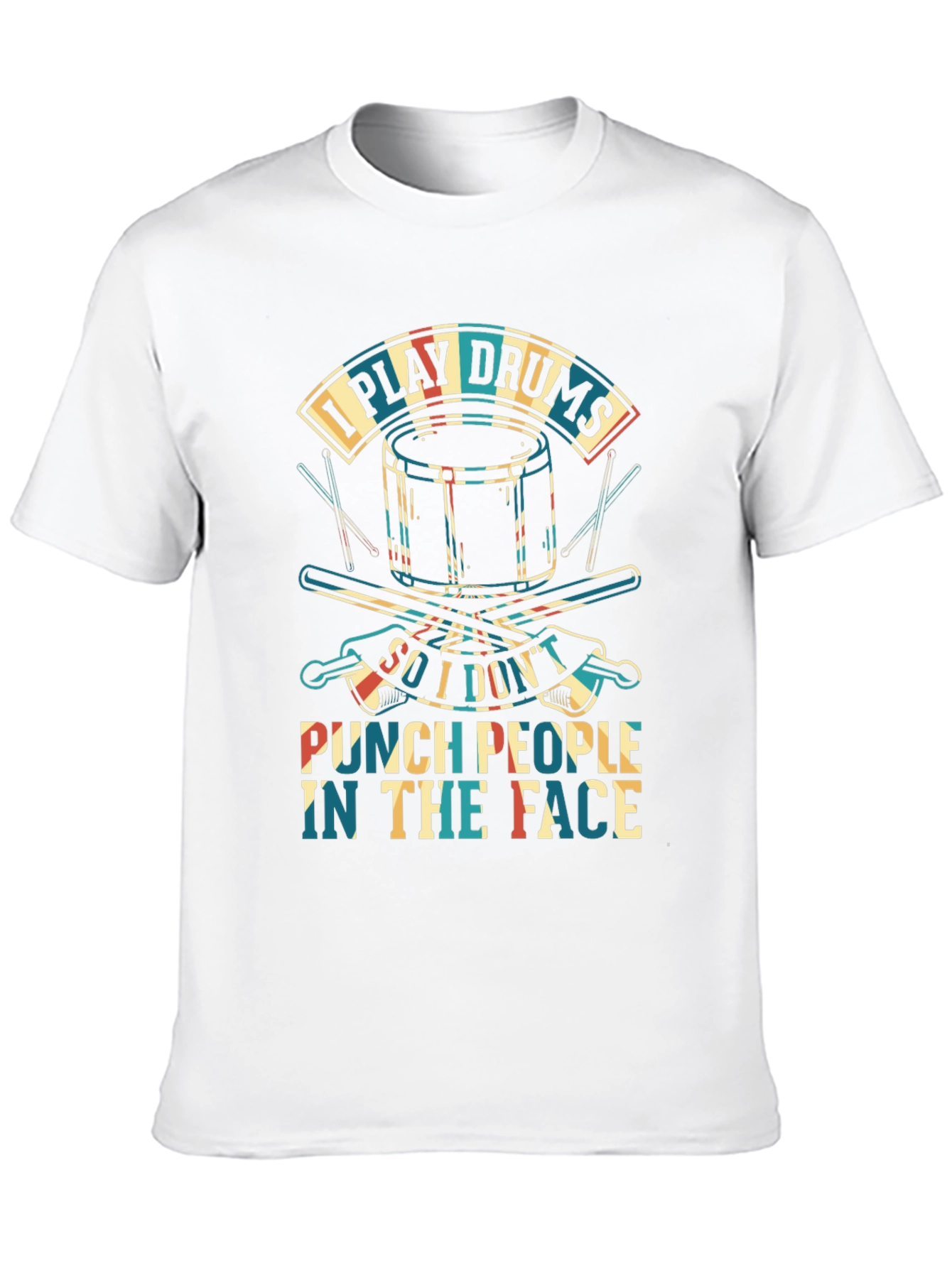 I Play Drums Graphic T-Shirt