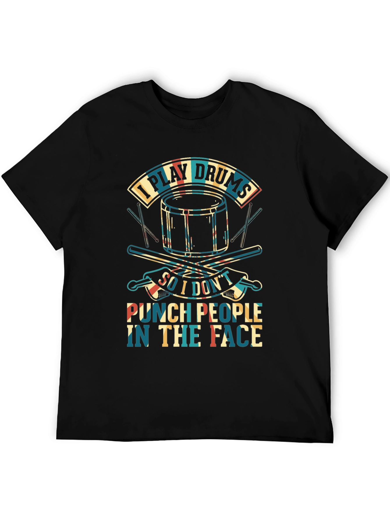 I Play Drums Graphic T-Shirt