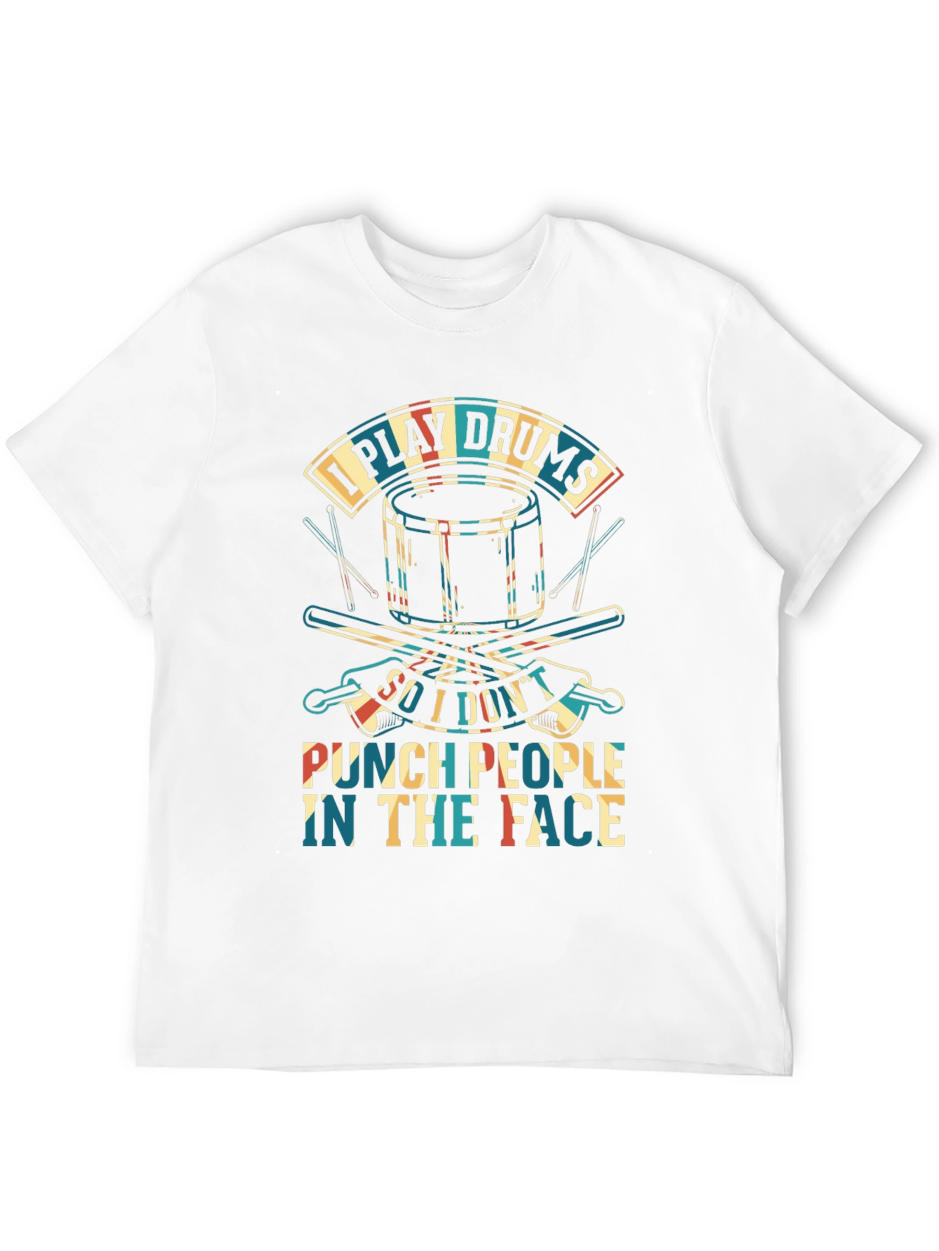 I Play Drums Graphic T-Shirt
