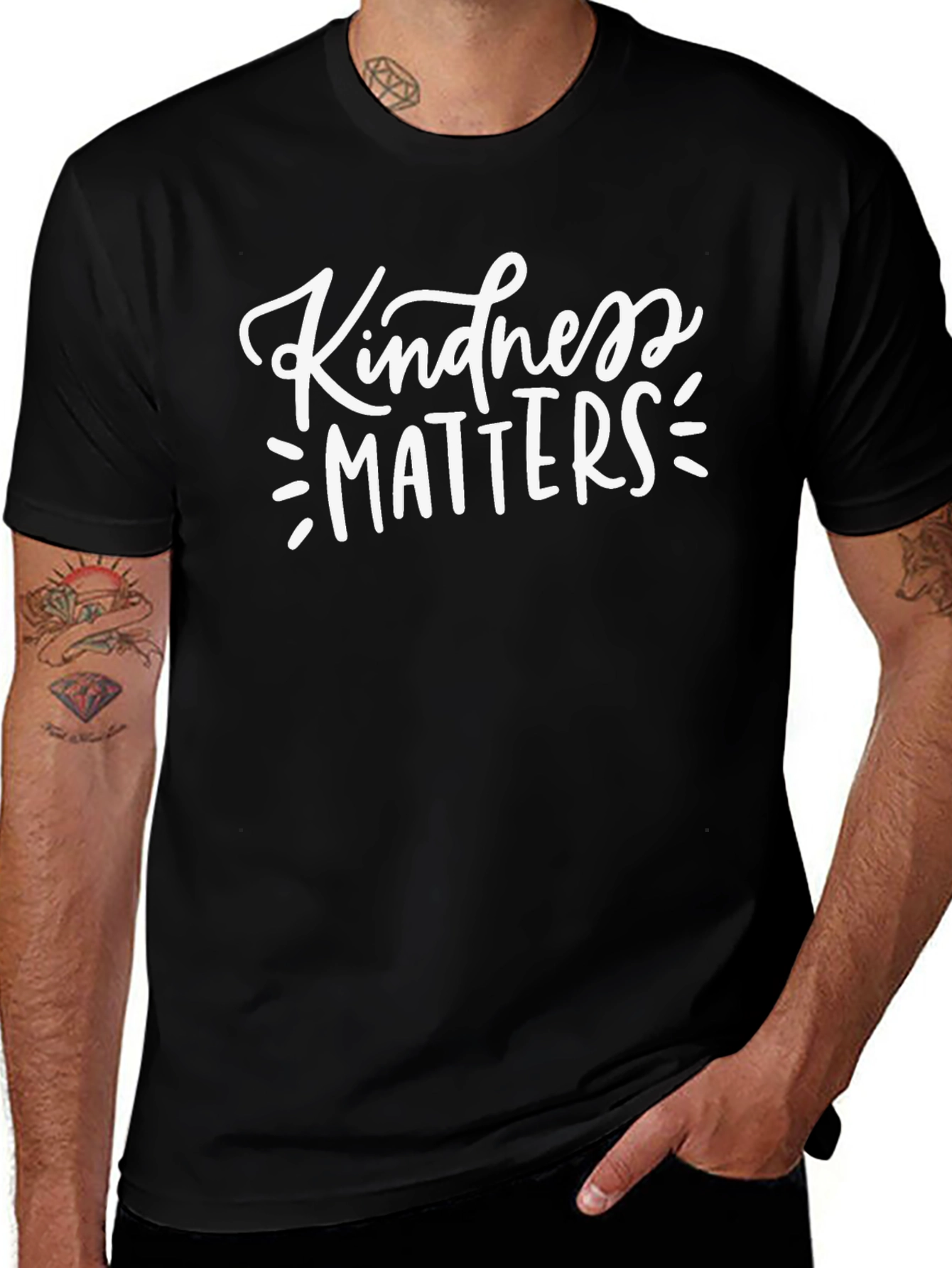 Kindness Matters Graphic Tee - Unisex Black T-Shirt
