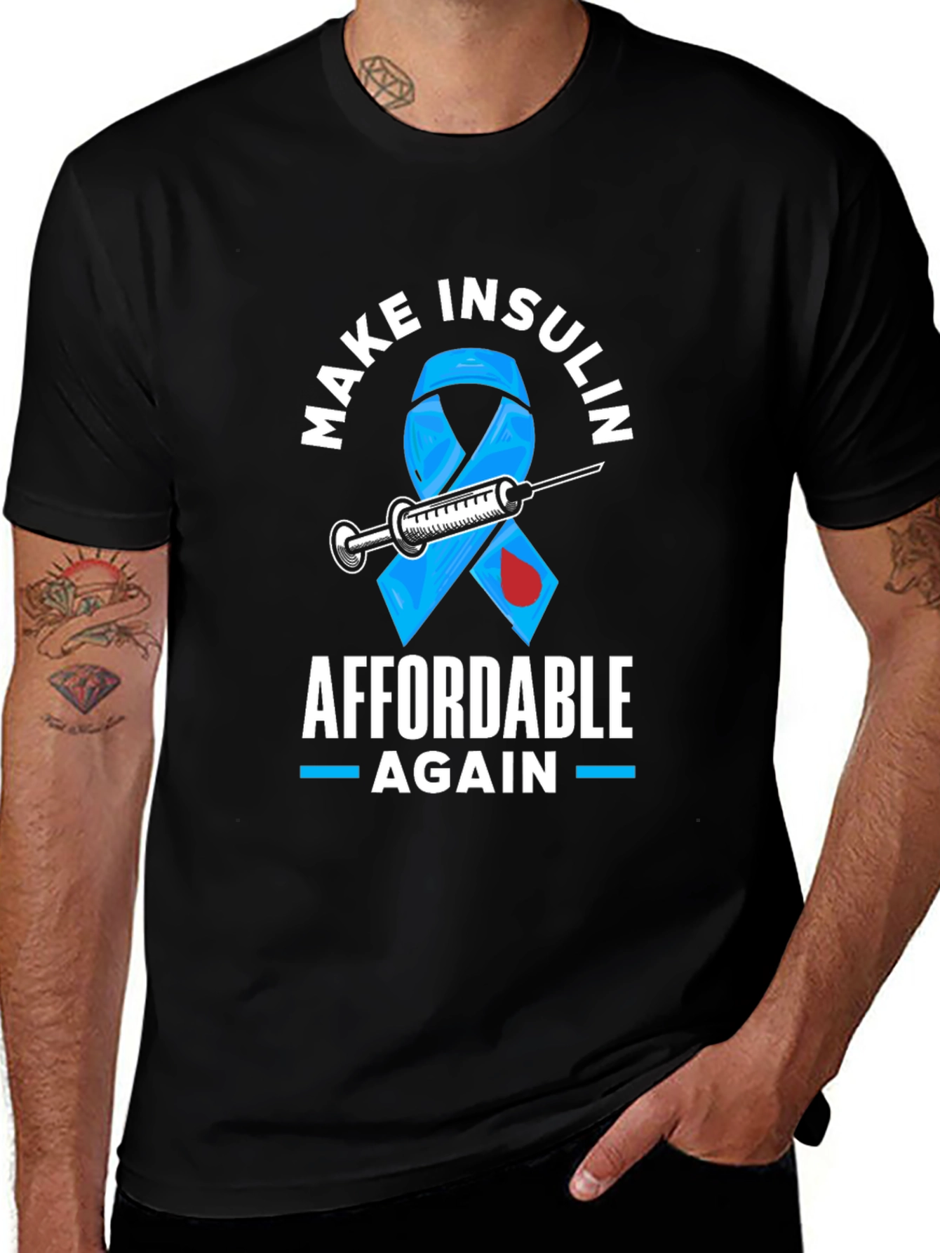 Make Insulin Affordable Again Awareness T-Shirt