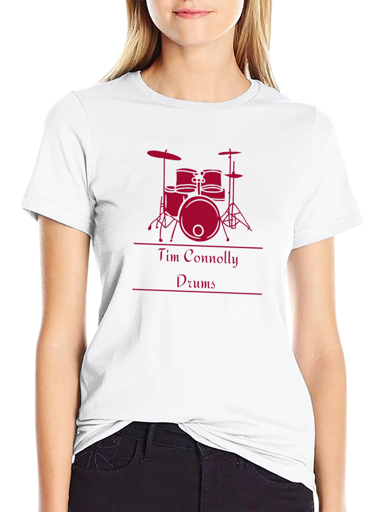 Tim Connolly Drums Black T-Shirt