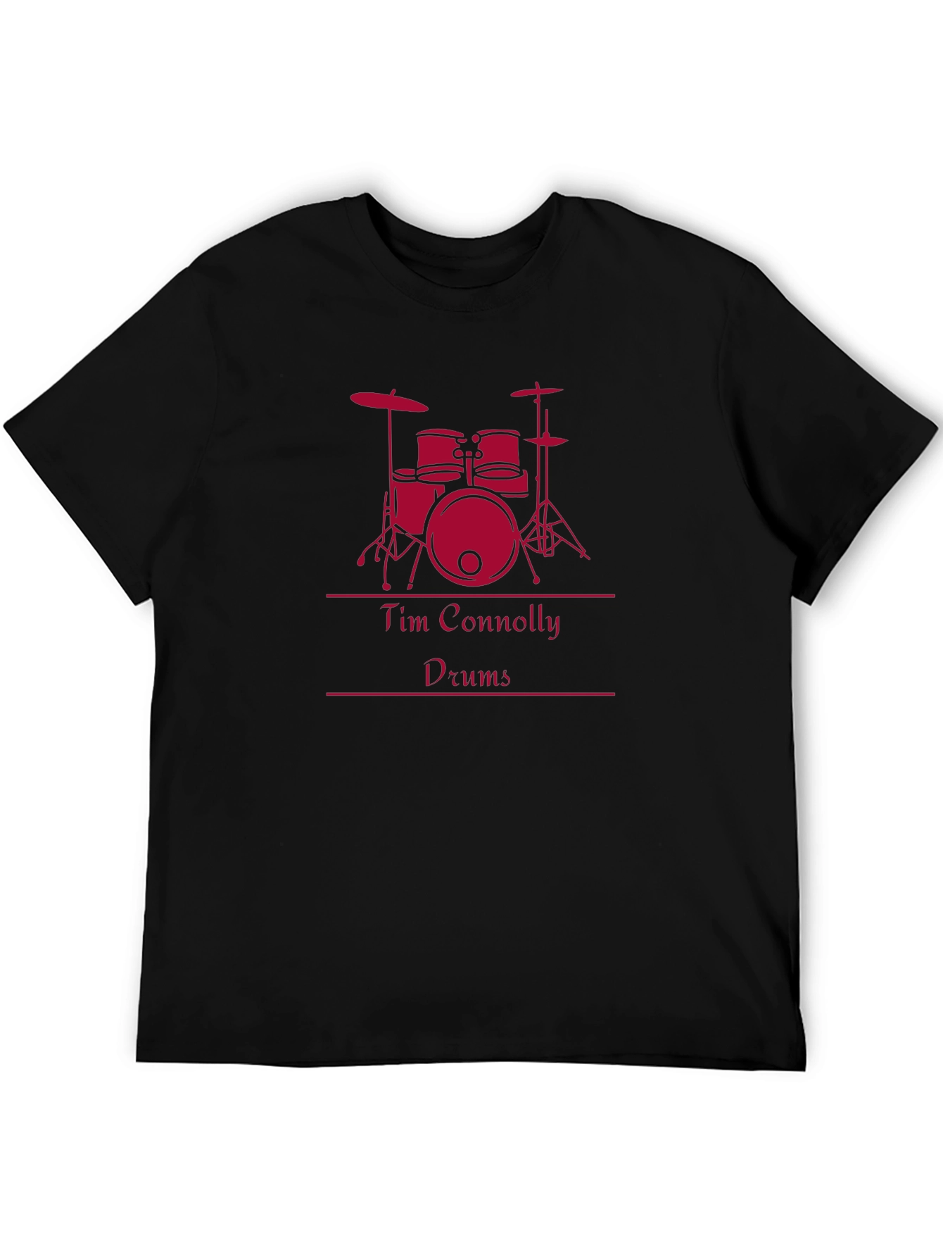 Tim Connolly Drums Black T-Shirt