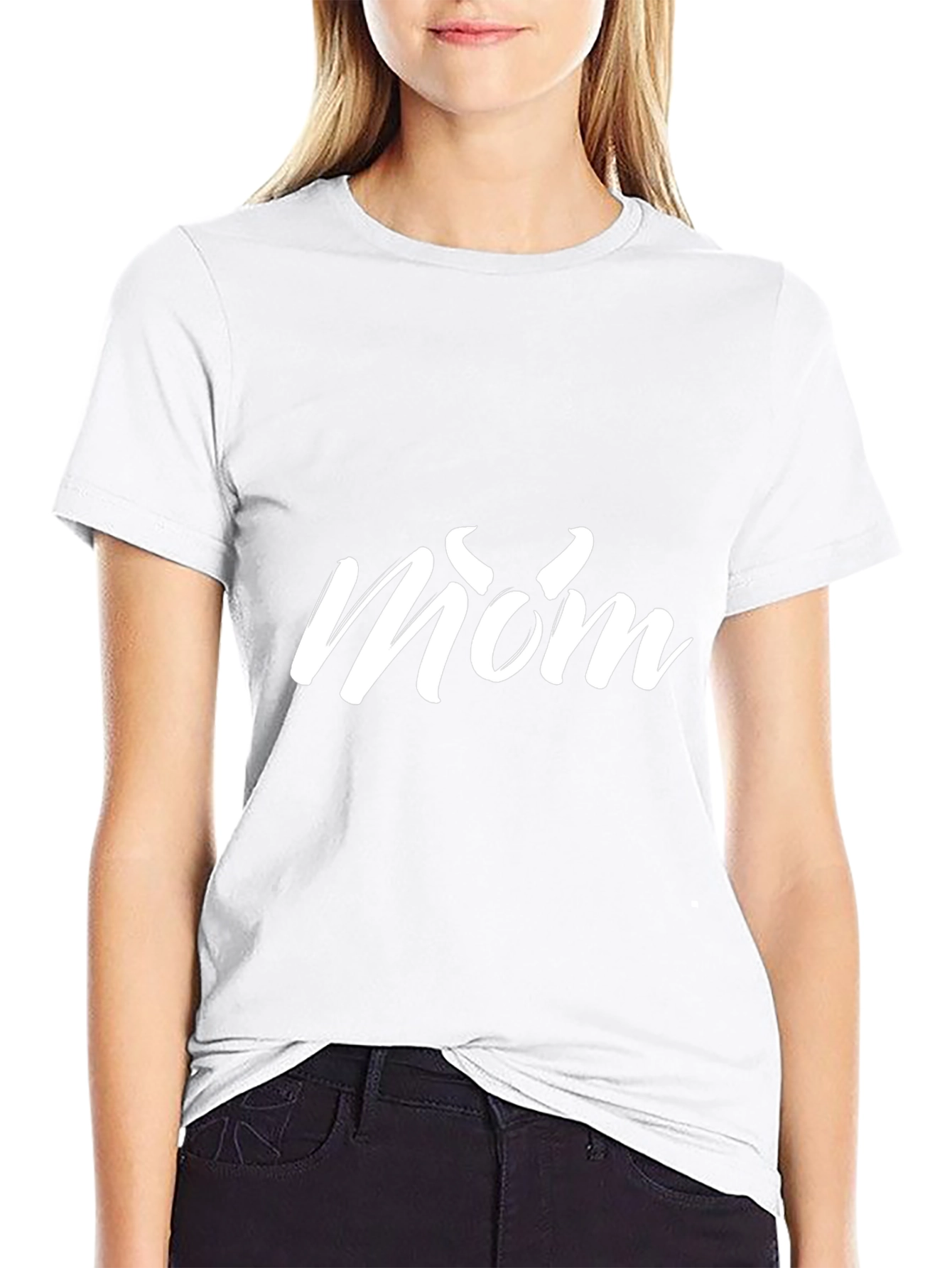 Stylish Black Mom Graphic Tee