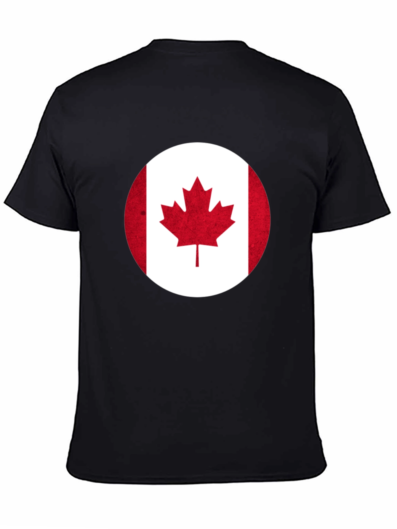 Canada Flag T-Shirt -  Round Graphic Tee