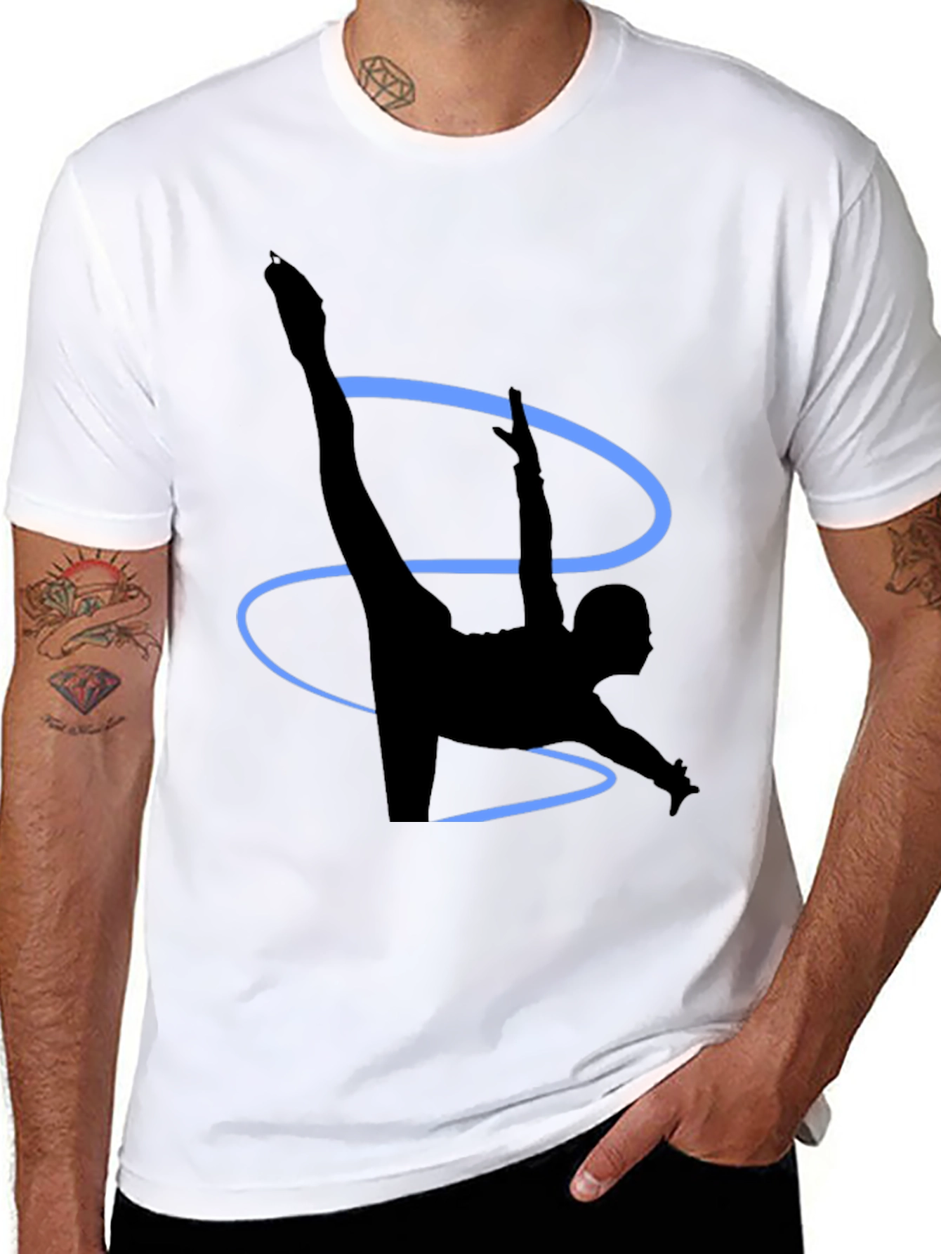 Gymnast Silhouette T-Shirt