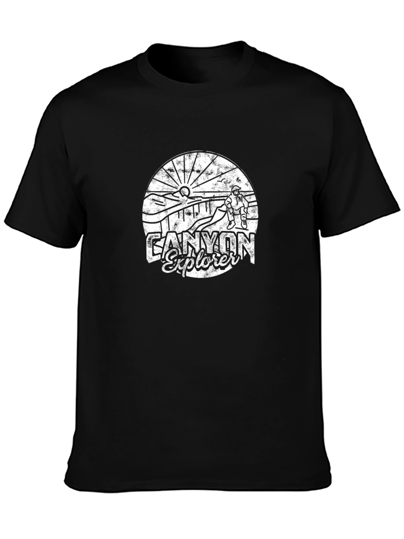 Canyon Explorer Graphic Tee - Black