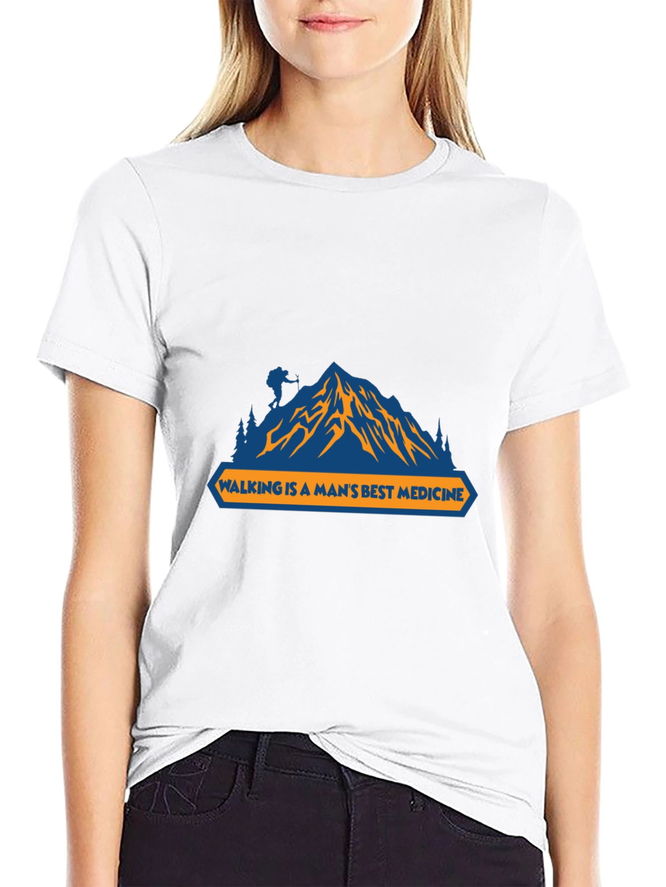 Walking is a Mans Best Medicine T-Shirt