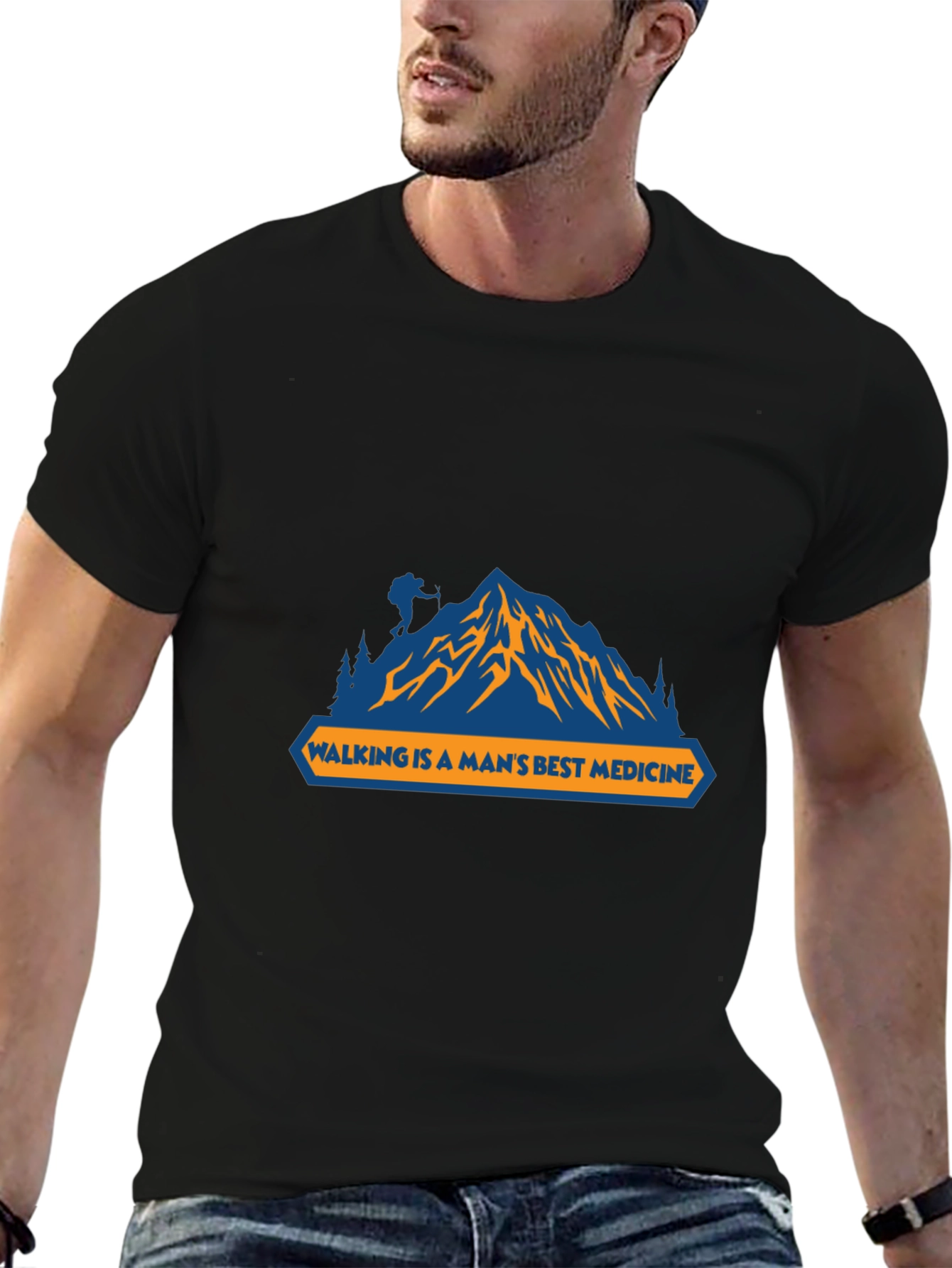 Walking is a Mans Best Medicine T-Shirt