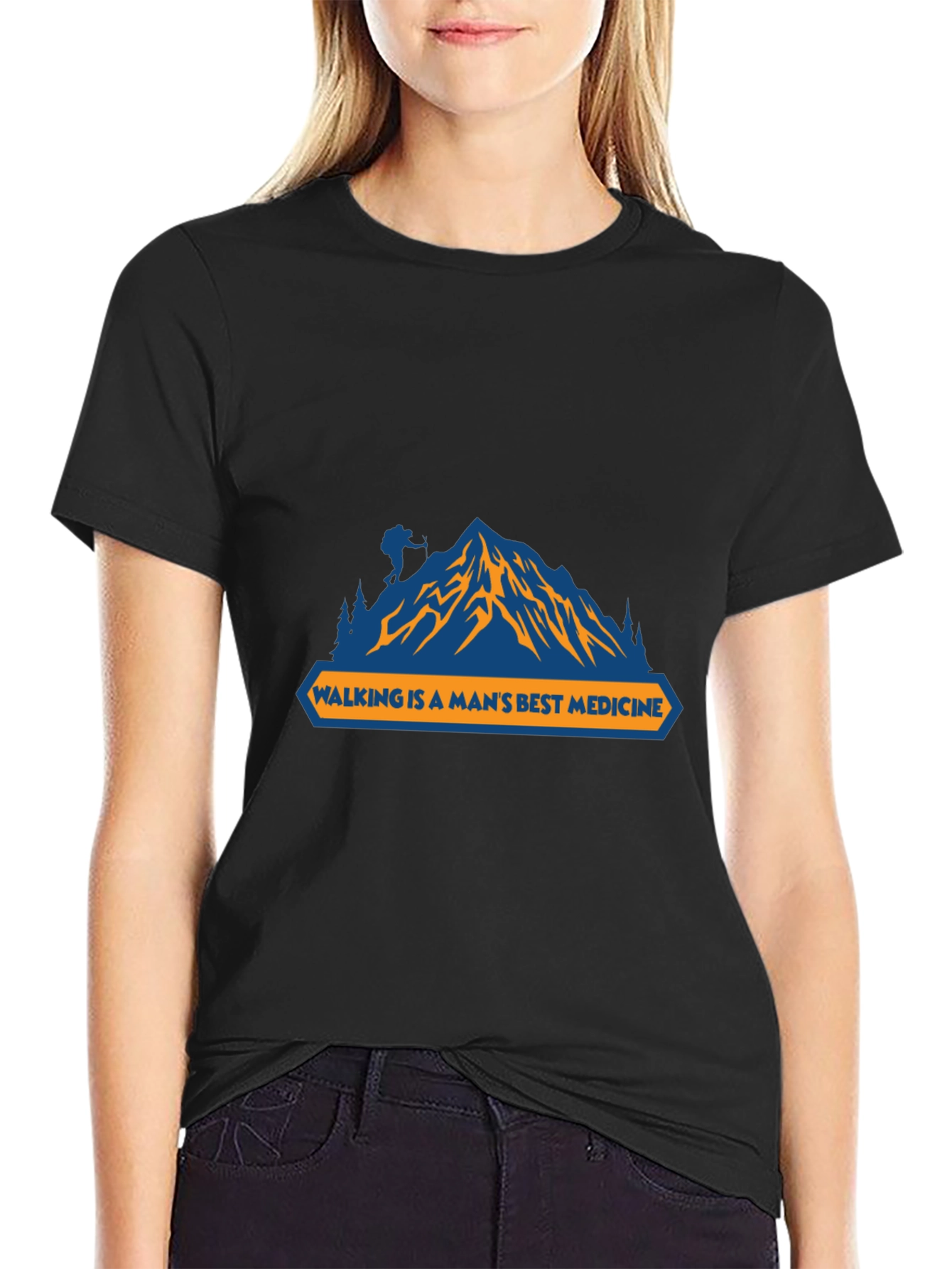 Walking is a Mans Best Medicine T-Shirt