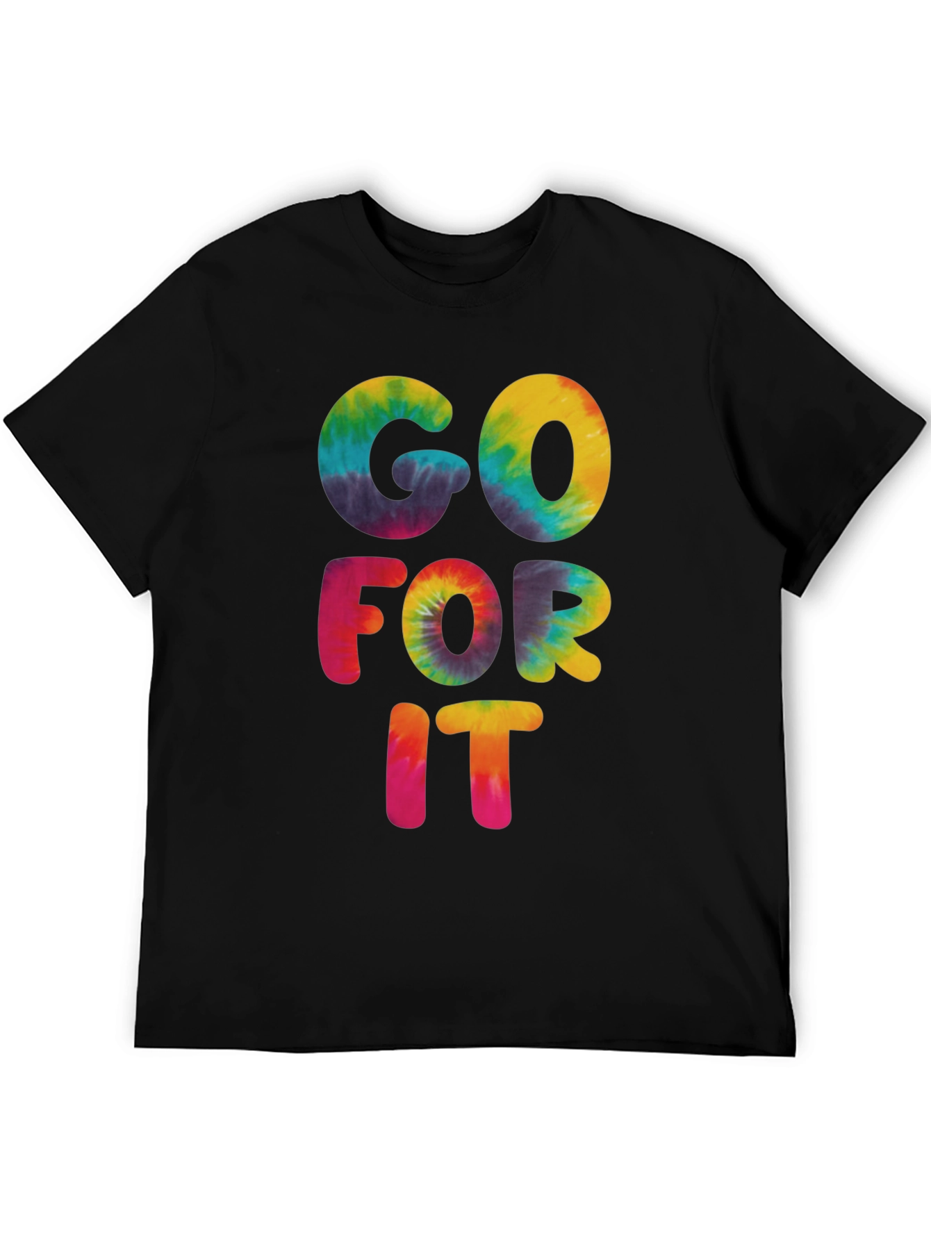 Go For It Tie-Dye Graphic T-Shirt