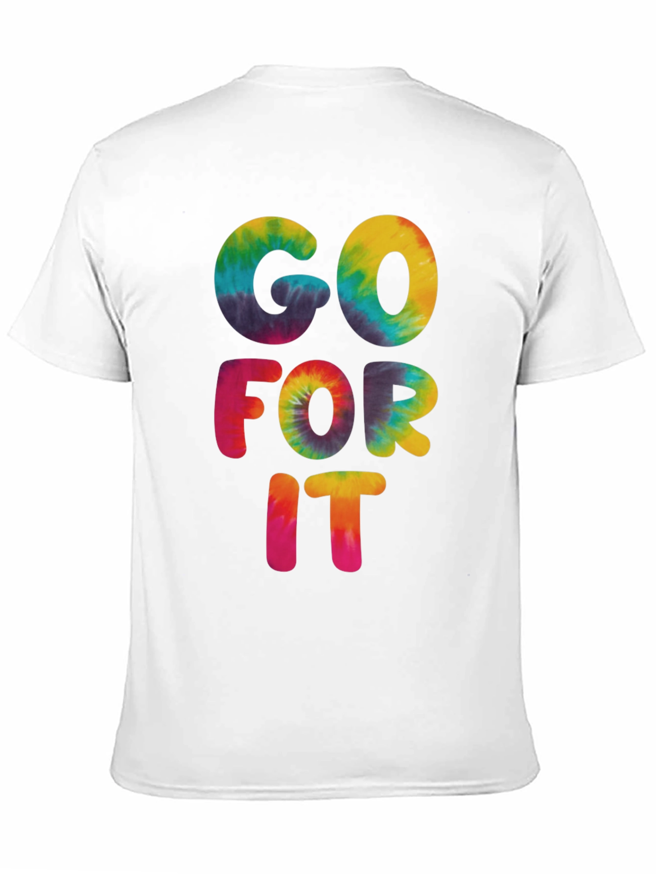 Go For It Tie-Dye Graphic T-Shirt