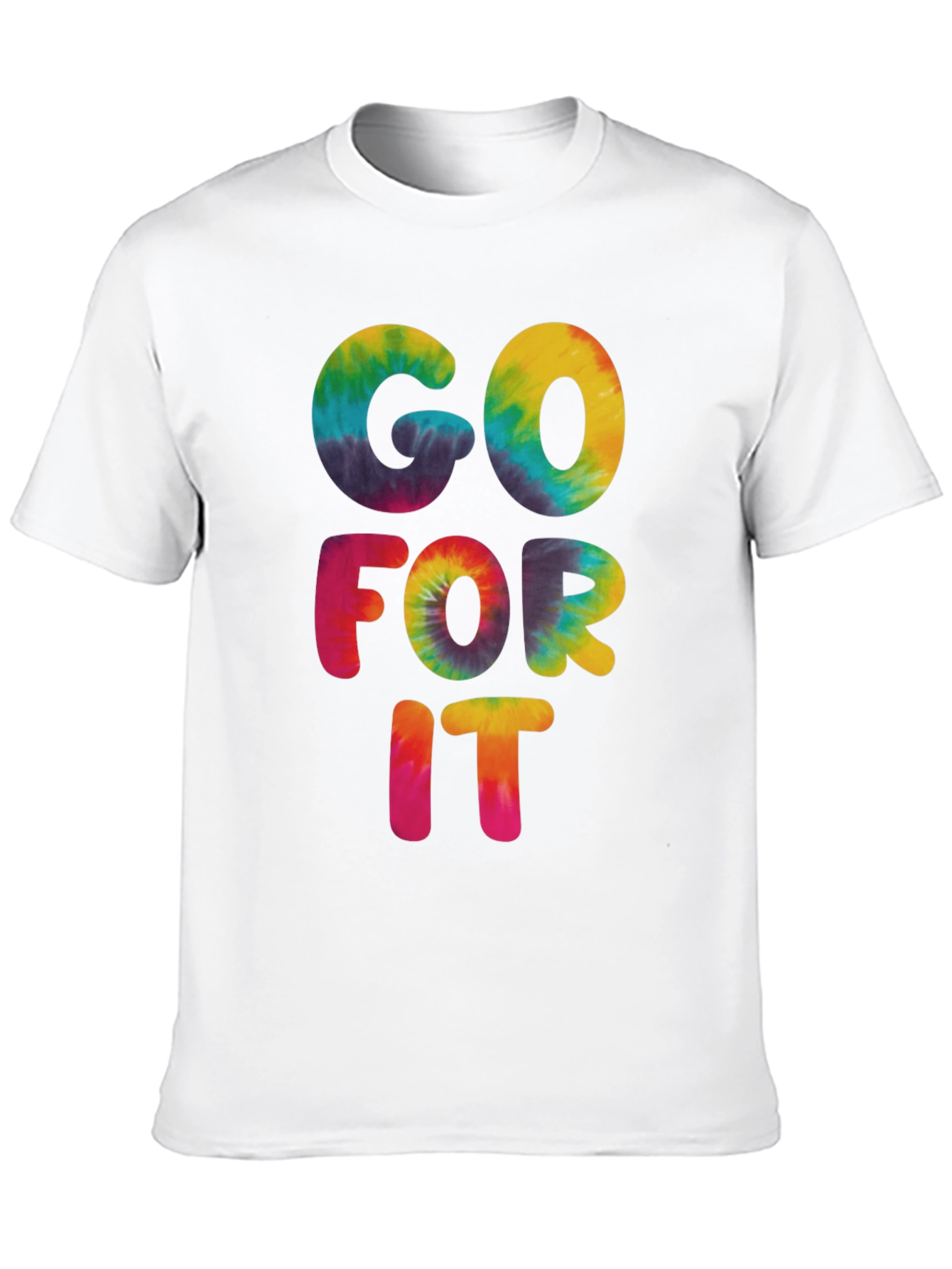 Go For It Tie-Dye Graphic T-Shirt