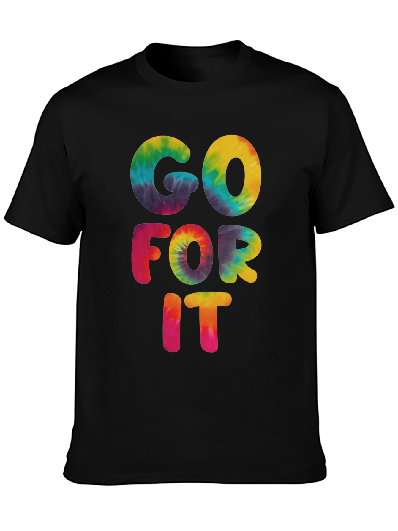 Go For It Tie-Dye Graphic T-Shirt