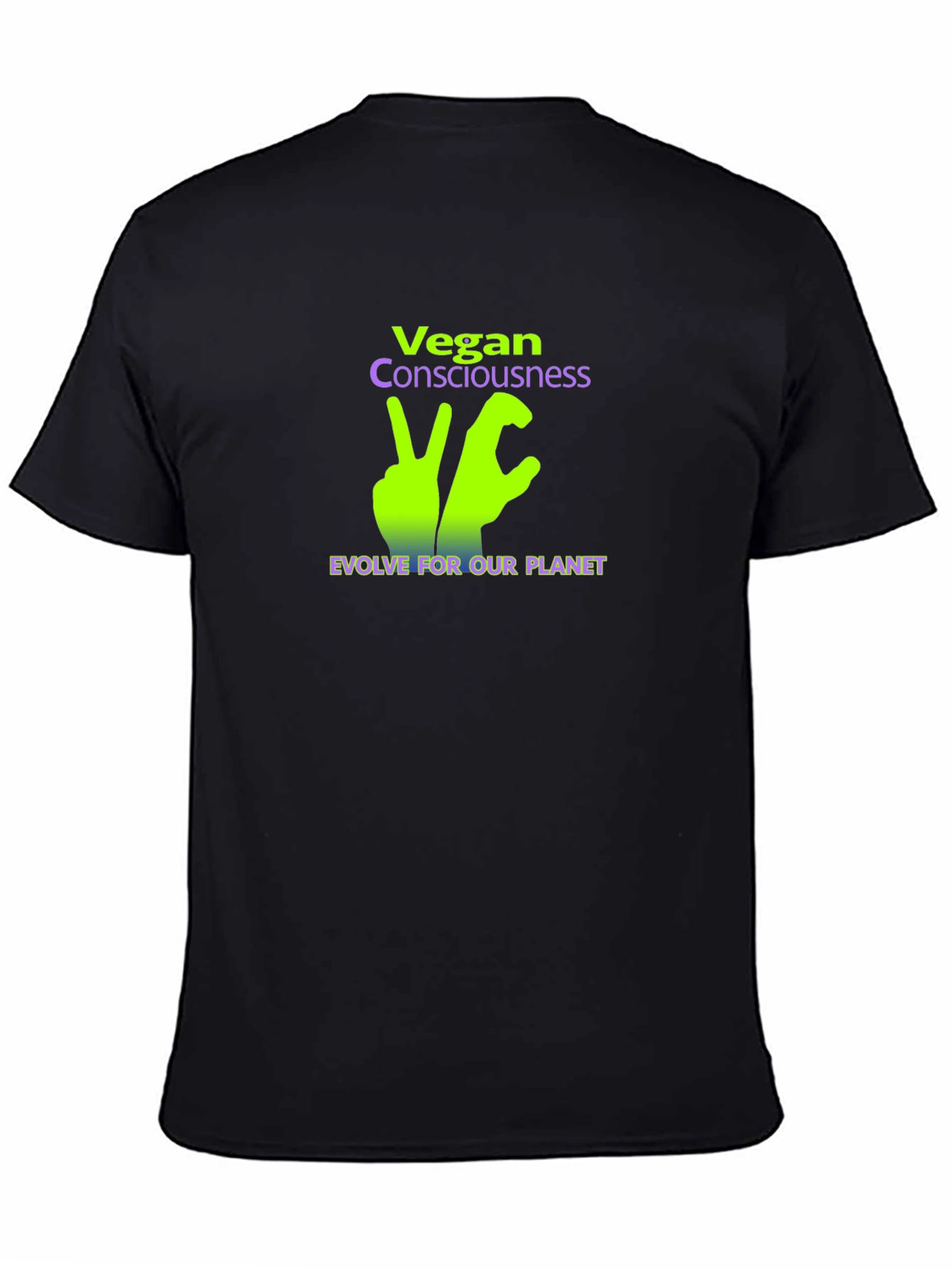 Vegan Consciousness T-Shirt - Evolve For Our Planet
