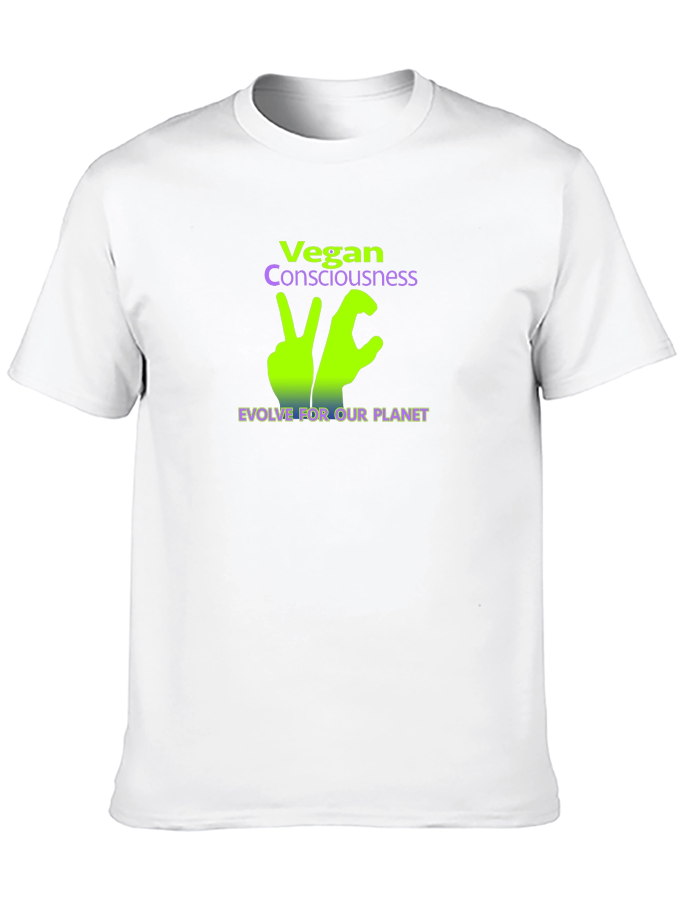 Vegan Consciousness T-Shirt - Evolve For Our Planet