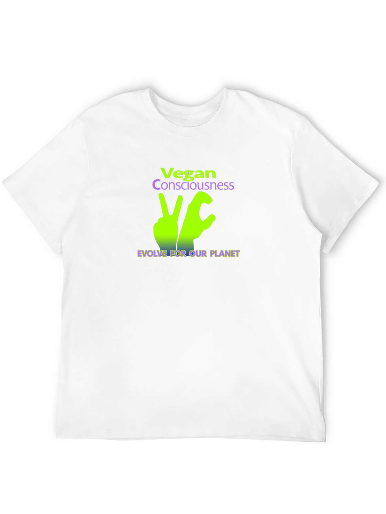 Vegan Consciousness T-Shirt - Evolve For Our Planet