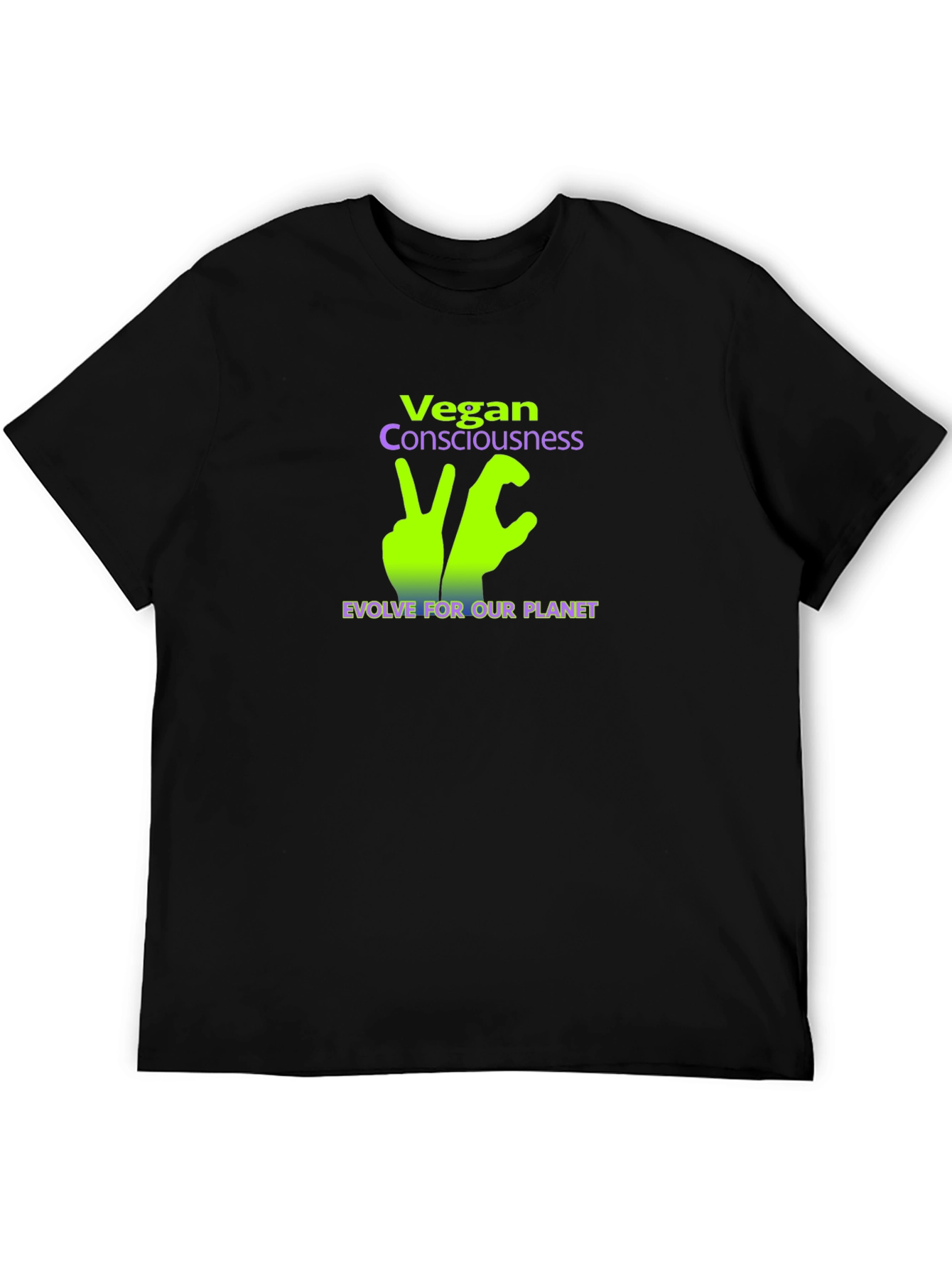 Vegan Consciousness T-Shirt - Evolve For Our Planet