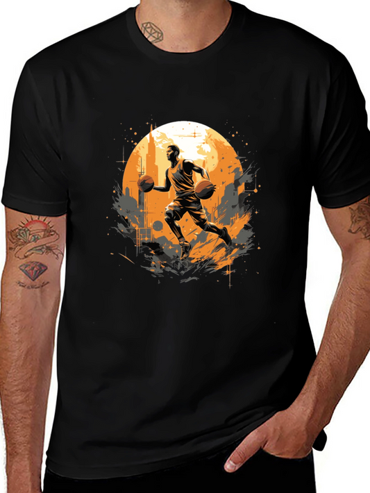 Basketball Player Graphic T-Shirt