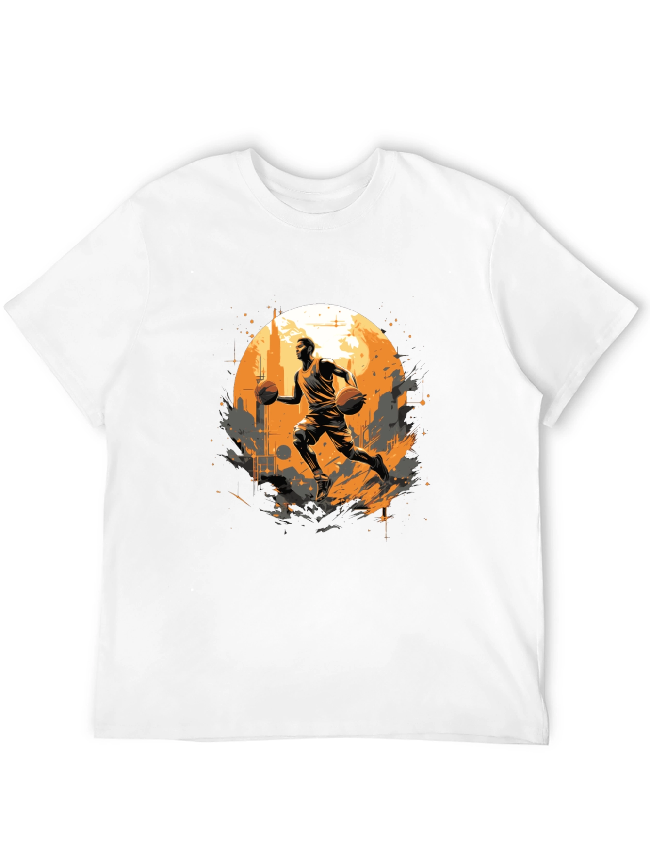 Basketball Player Graphic T-Shirt