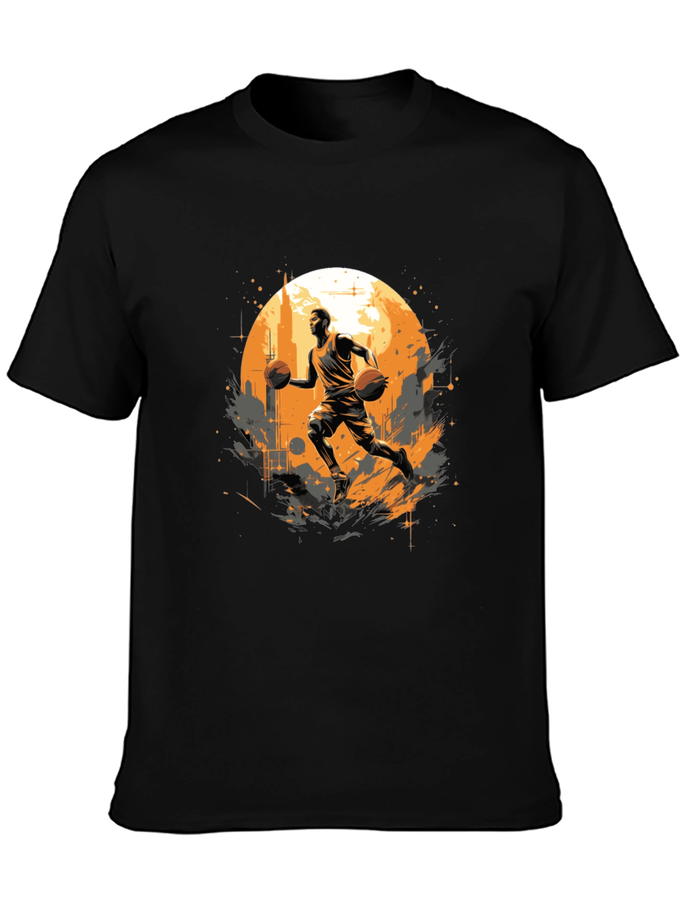 Basketball Player Graphic T-Shirt