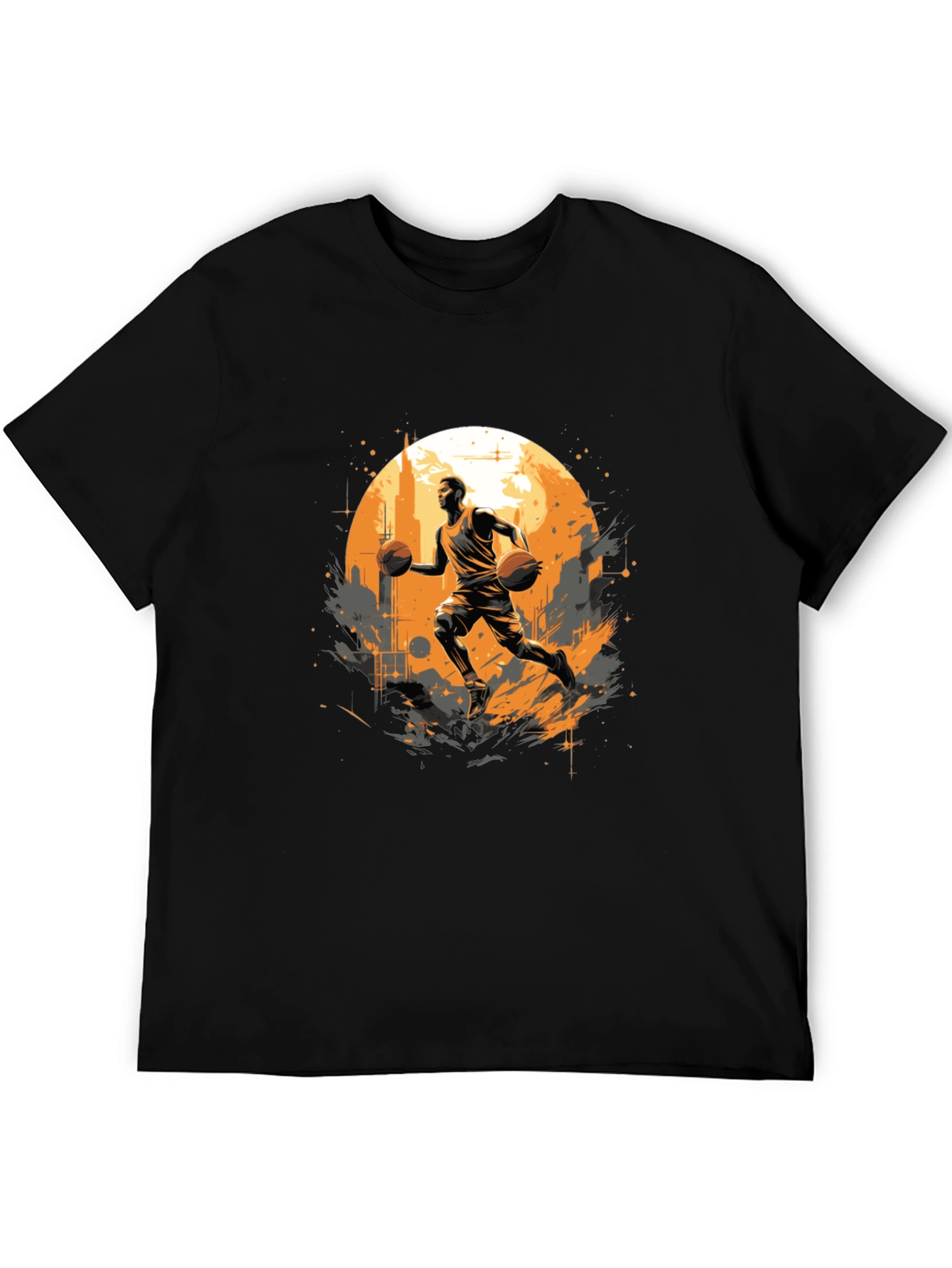 Basketball Player Graphic T-Shirt