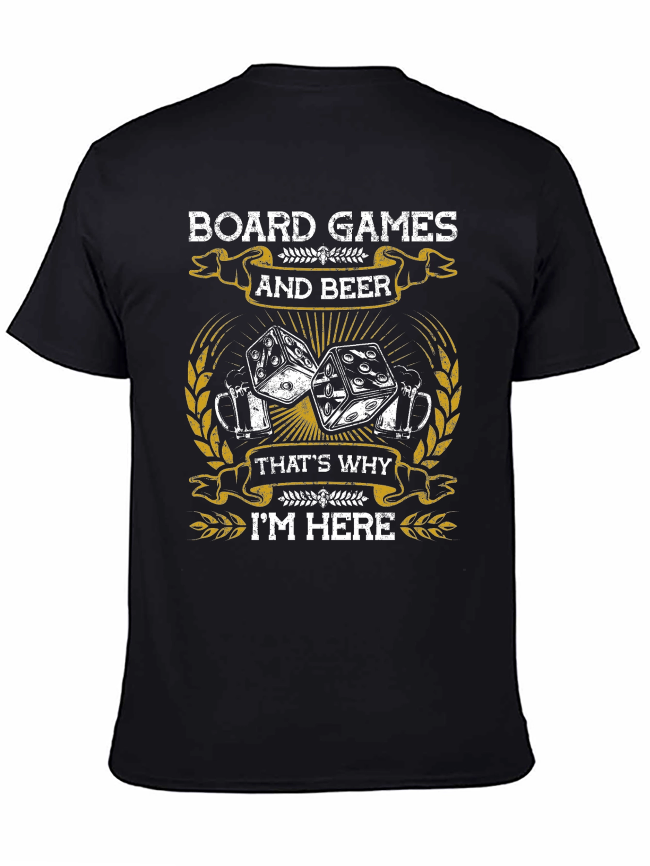 Board Games & Beer Graphic T-Shirt