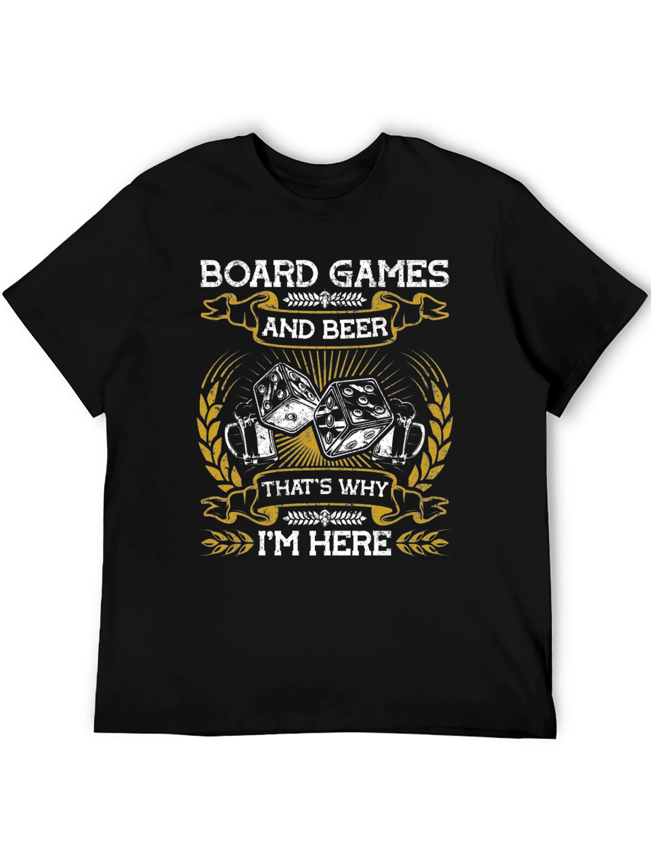 Board Games & Beer Graphic T-Shirt